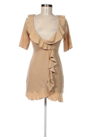 Kleid Pretty Little Thing, Größe M, Farbe Beige, Preis 4,50 €