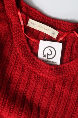 Рокля Zara Knitwear, Размер M, Цвят Червен, Цена 9,60 лв.