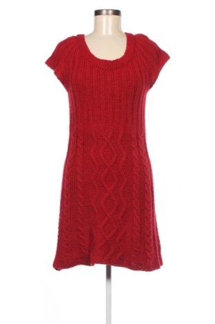Рокля Zara Knitwear, Размер M, Цвят Червен, Цена 11,52 лв.