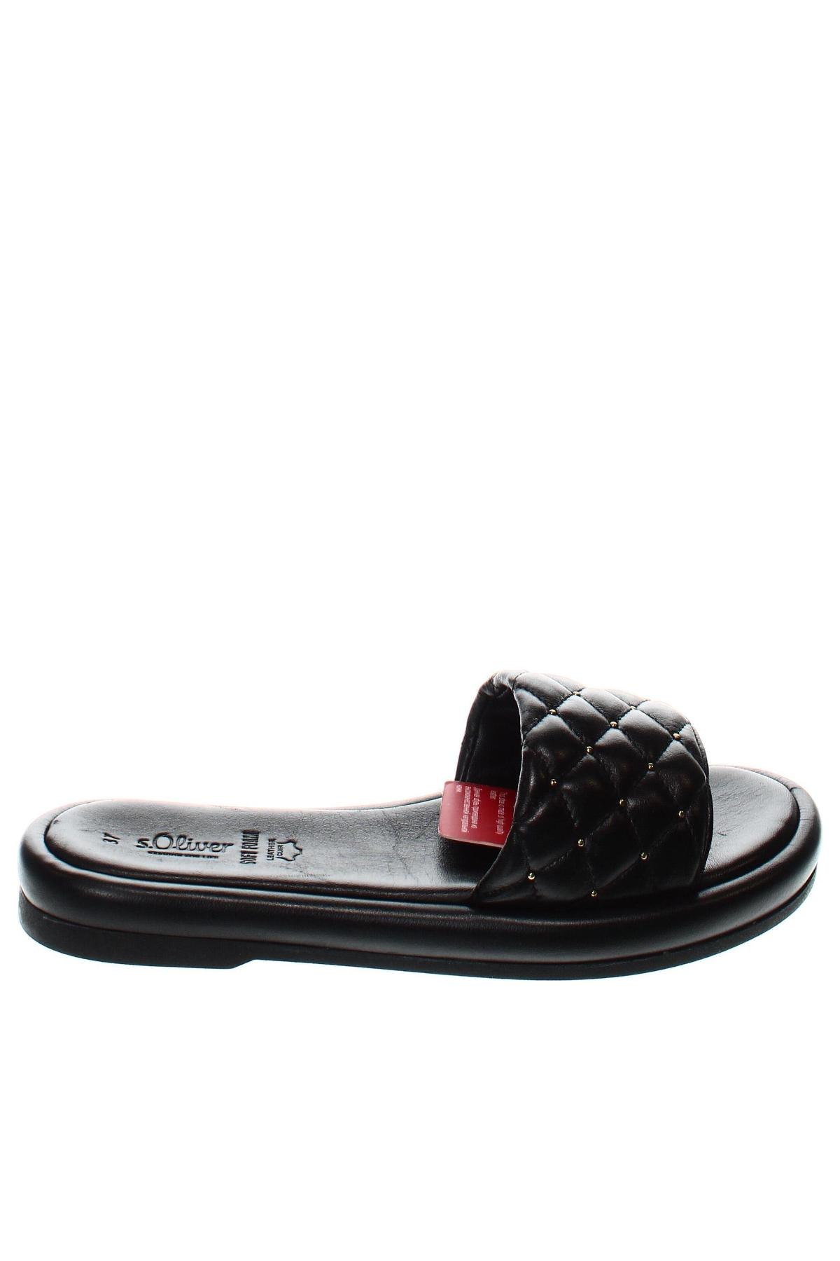 Pantofle S.Oliver, Velikost 37, Barva Černá, Cena  1 478,00 Kč