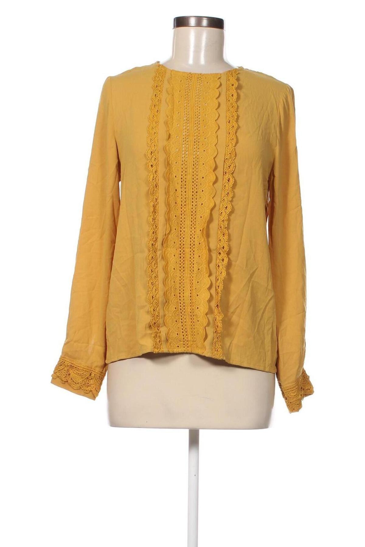 Дамска блуза, Размер S, Цвят Жълт, Цена 4,56 лв.