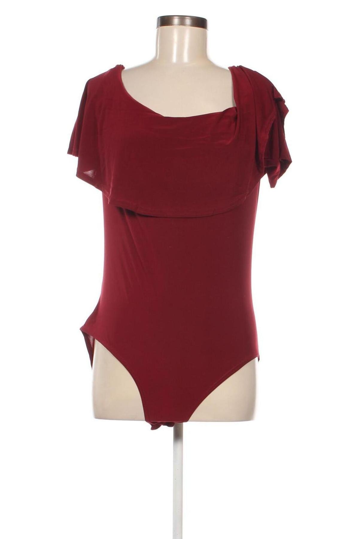 Damska bluzka-body Boohoo, Rozmiar XL, Kolor Czerwony, Cena 82,63 zł