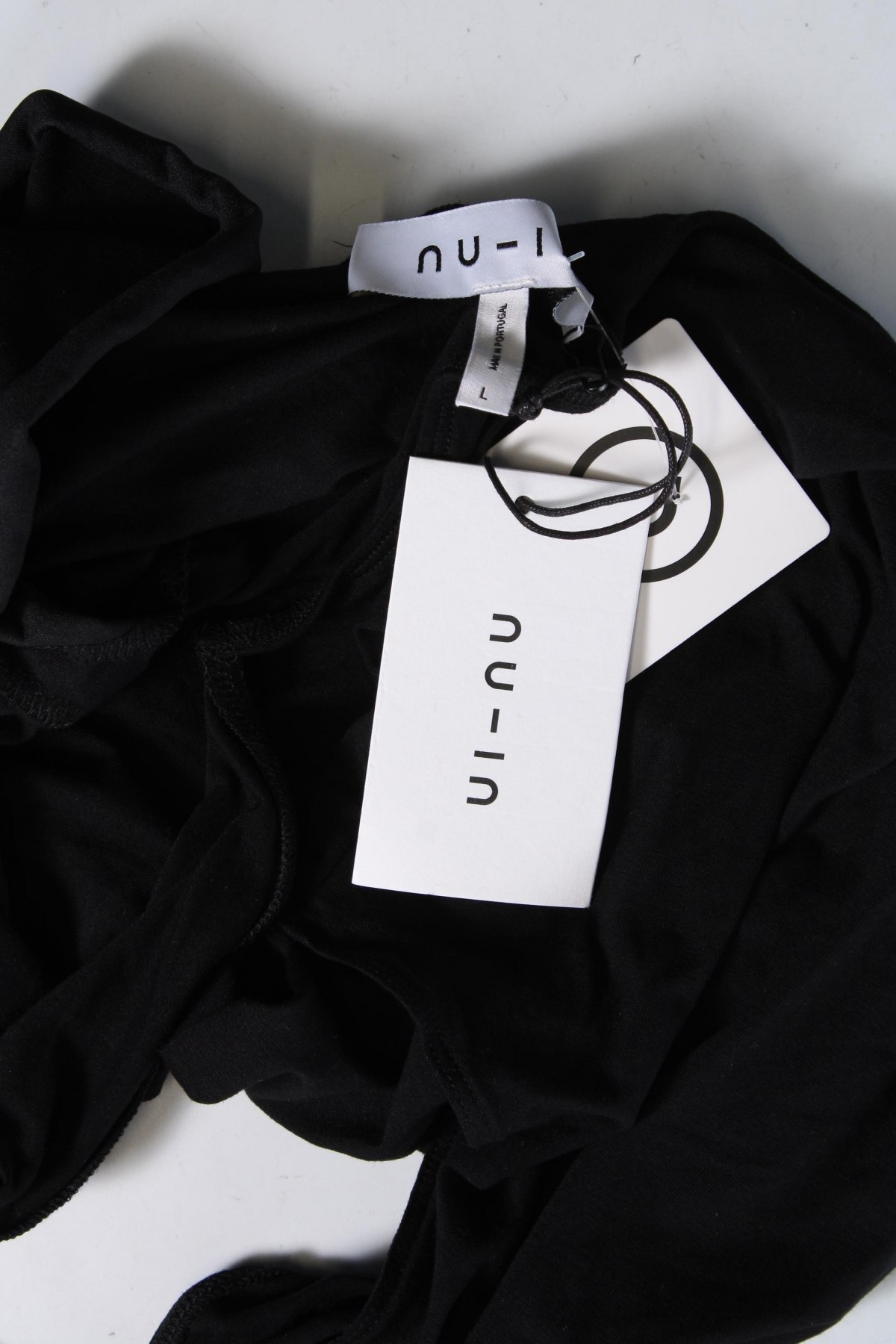 Дамска блуза - боди NU-IN, Размер L, Цвят Черен, Цена 7,92 лв.