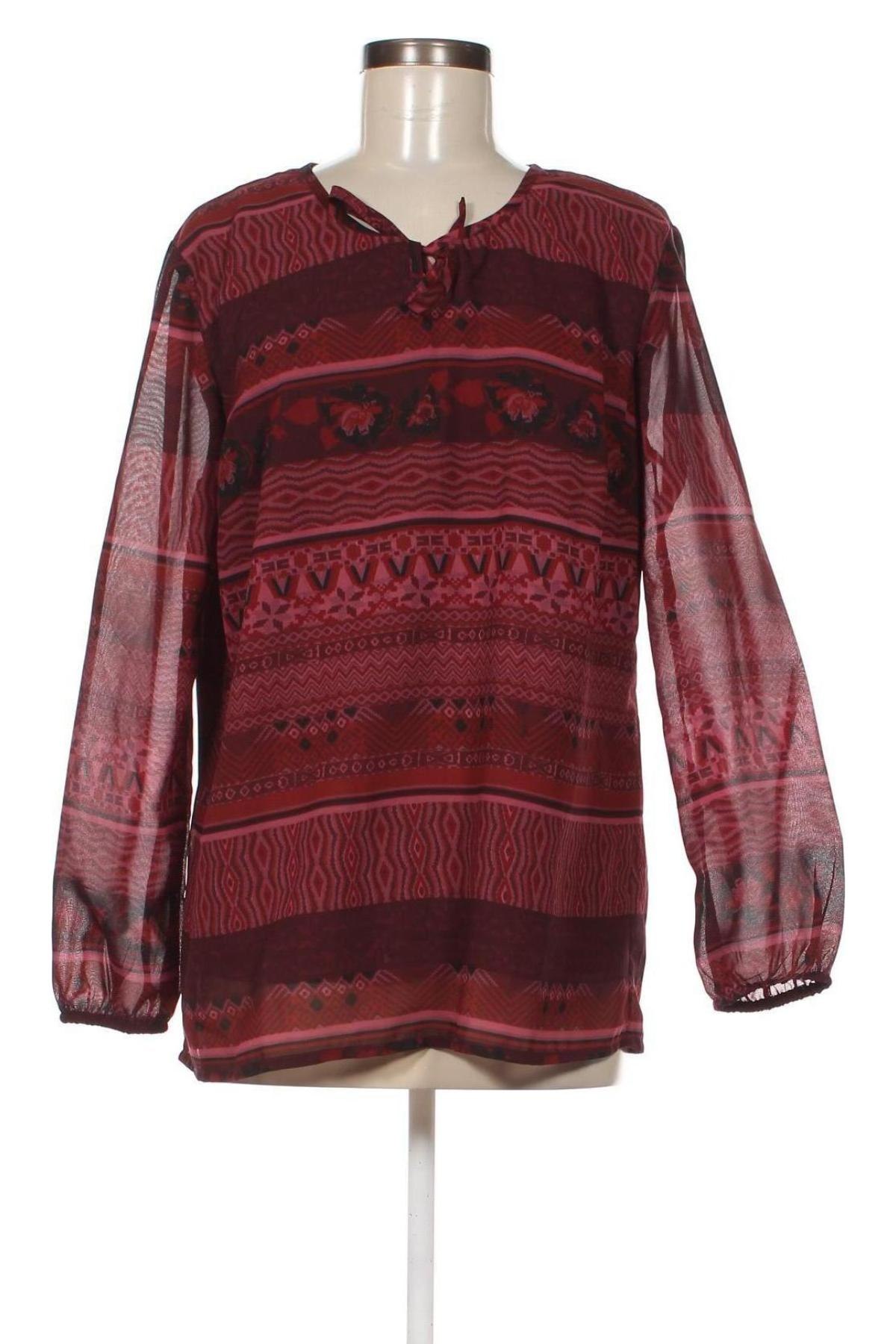 Γυναικεία μπλούζα Ambria, Μέγεθος L, Χρώμα Κόκκινο, Τιμή 3,53 €