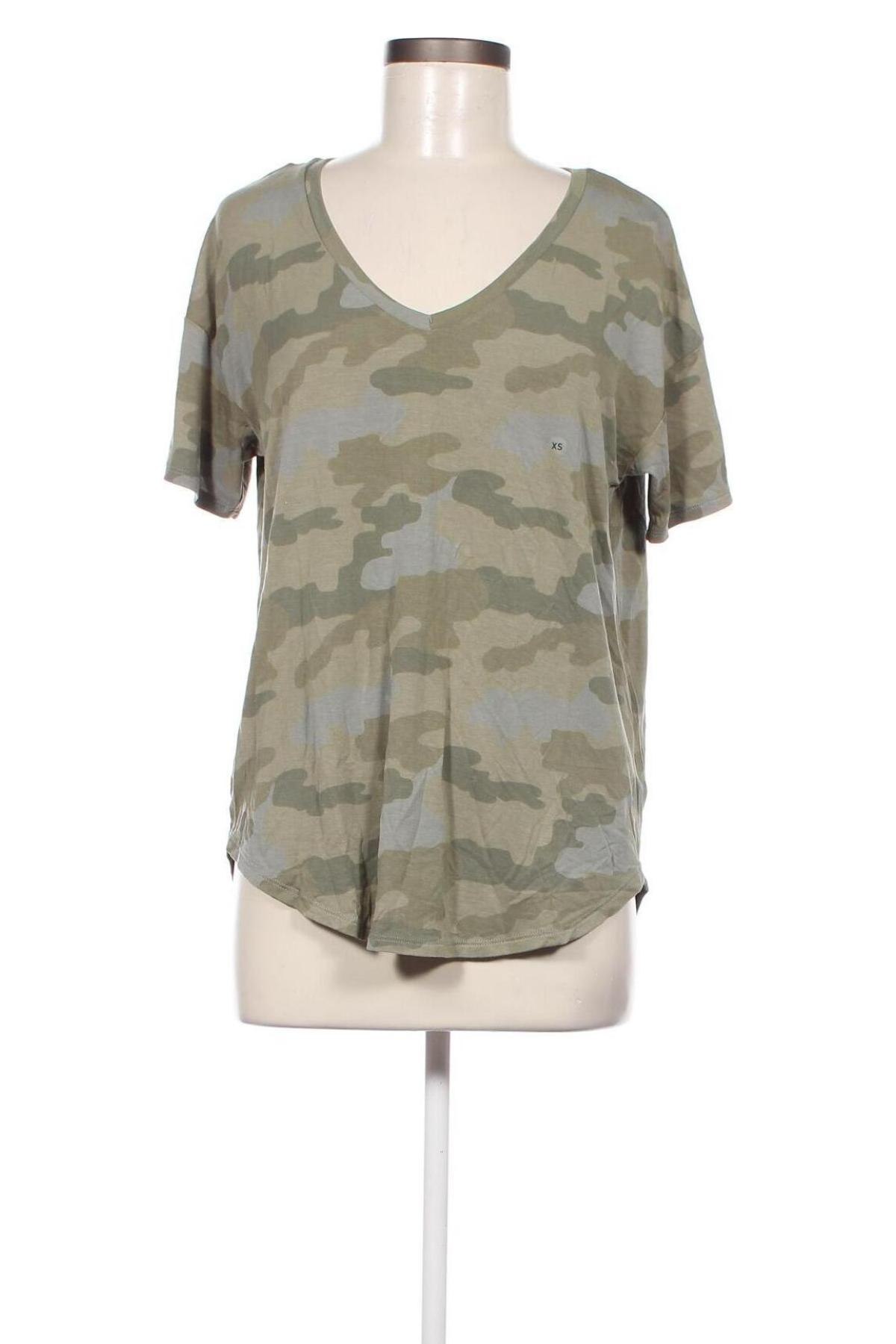Дамска блуза American Eagle, Размер XS, Цвят Зелен, Цена 7,92 лв.