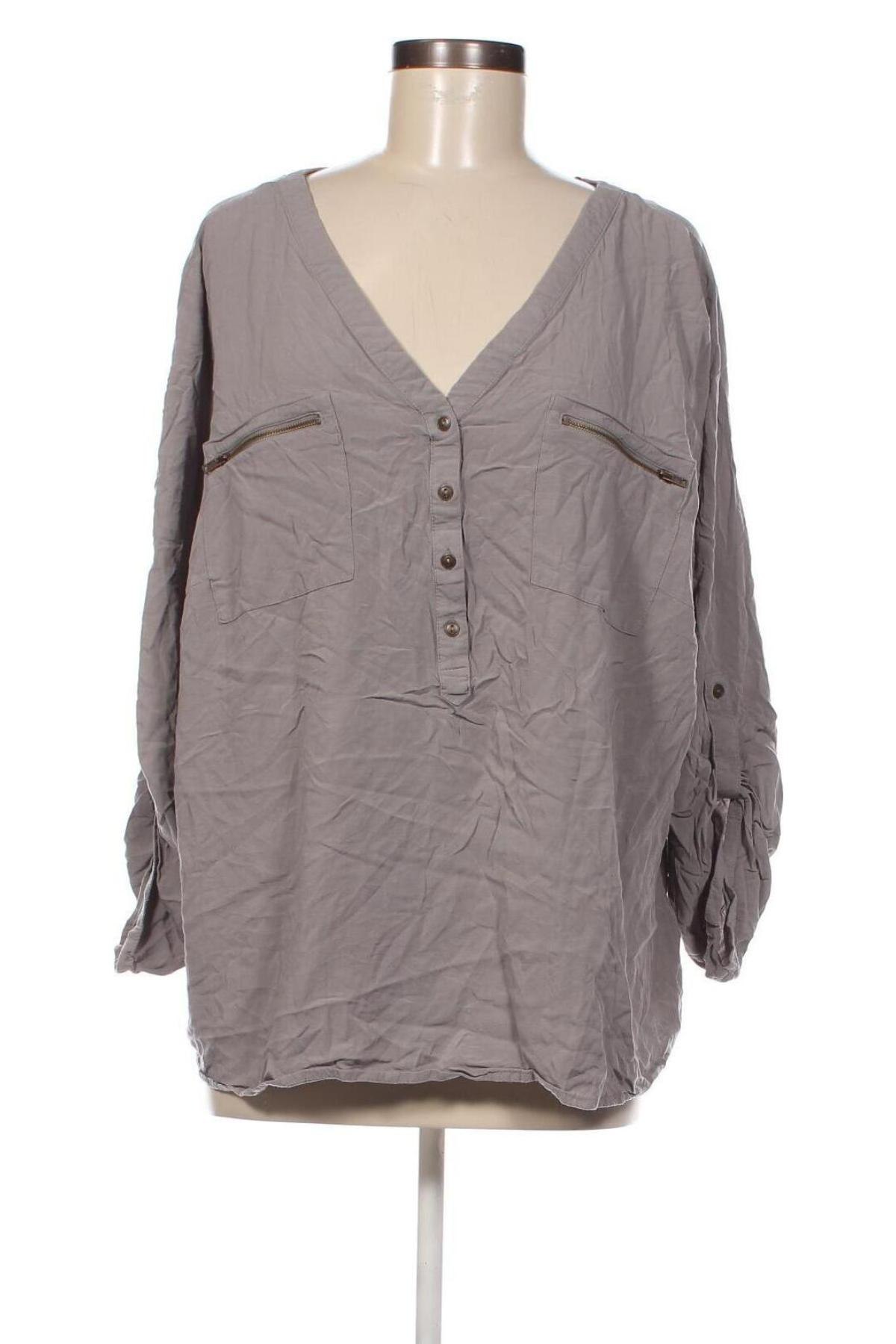 Дамска блуза Bpc Bonprix Collection, Размер XXL, Цвят Сив, Цена 16,72 лв.