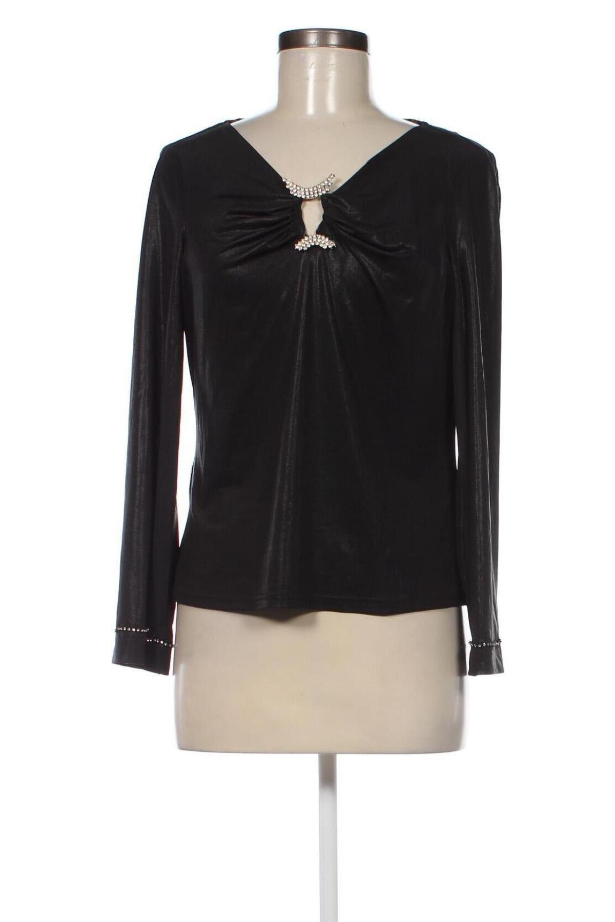 Γυναικεία μπλούζα Cannella, Μέγεθος L, Χρώμα Μαύρο, Τιμή 7,78 €