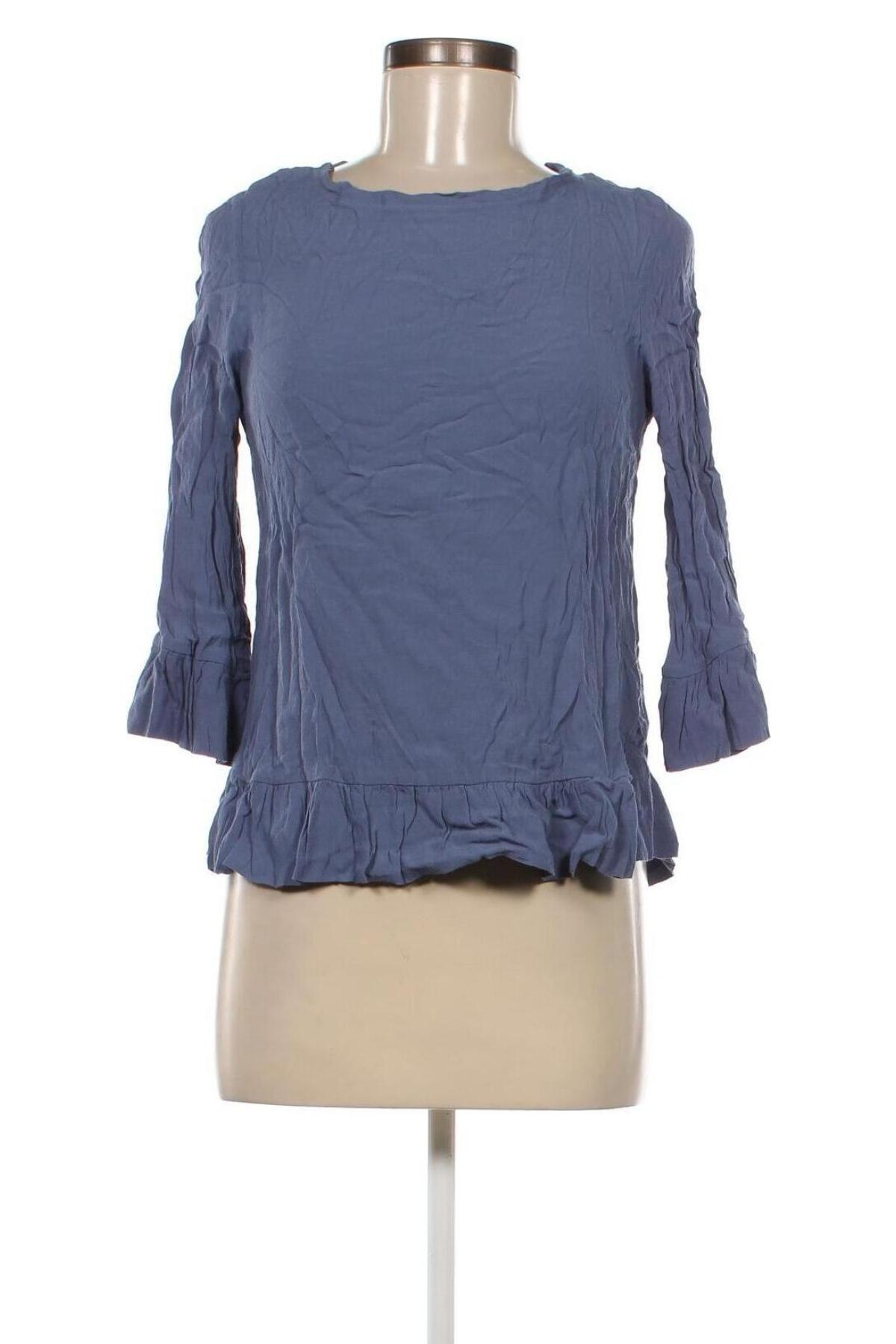 Γυναικεία μπλούζα Design By Kappahl, Μέγεθος XS, Χρώμα Μπλέ, Τιμή 2,23 €