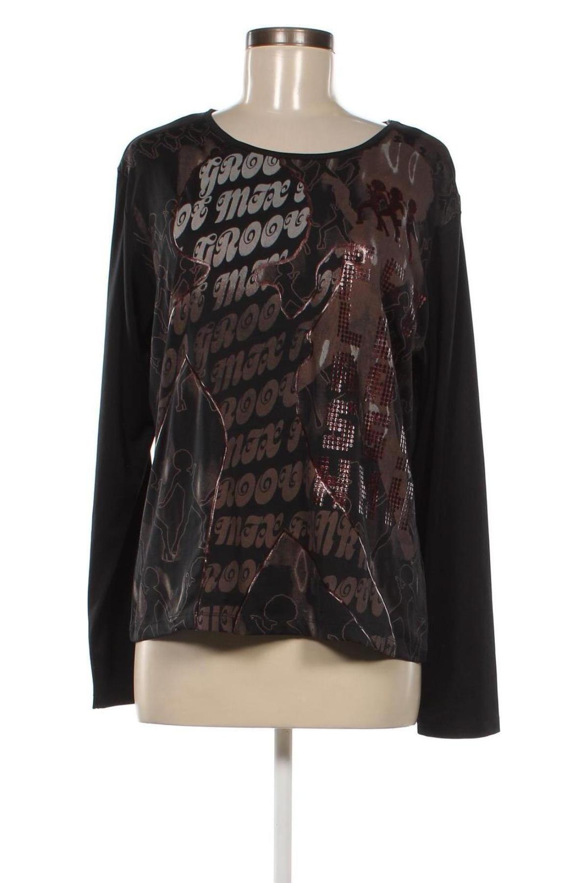 Дамска блуза Flash, Размер L, Цвят Черен, Цена 19,00 лв.