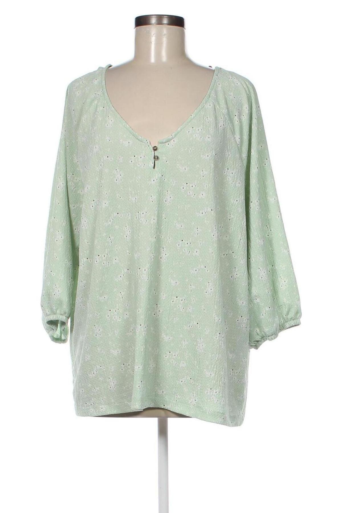Γυναικεία μπλούζα Gina Benotti, Μέγεθος L, Χρώμα Πράσινο, Τιμή 2,94 €