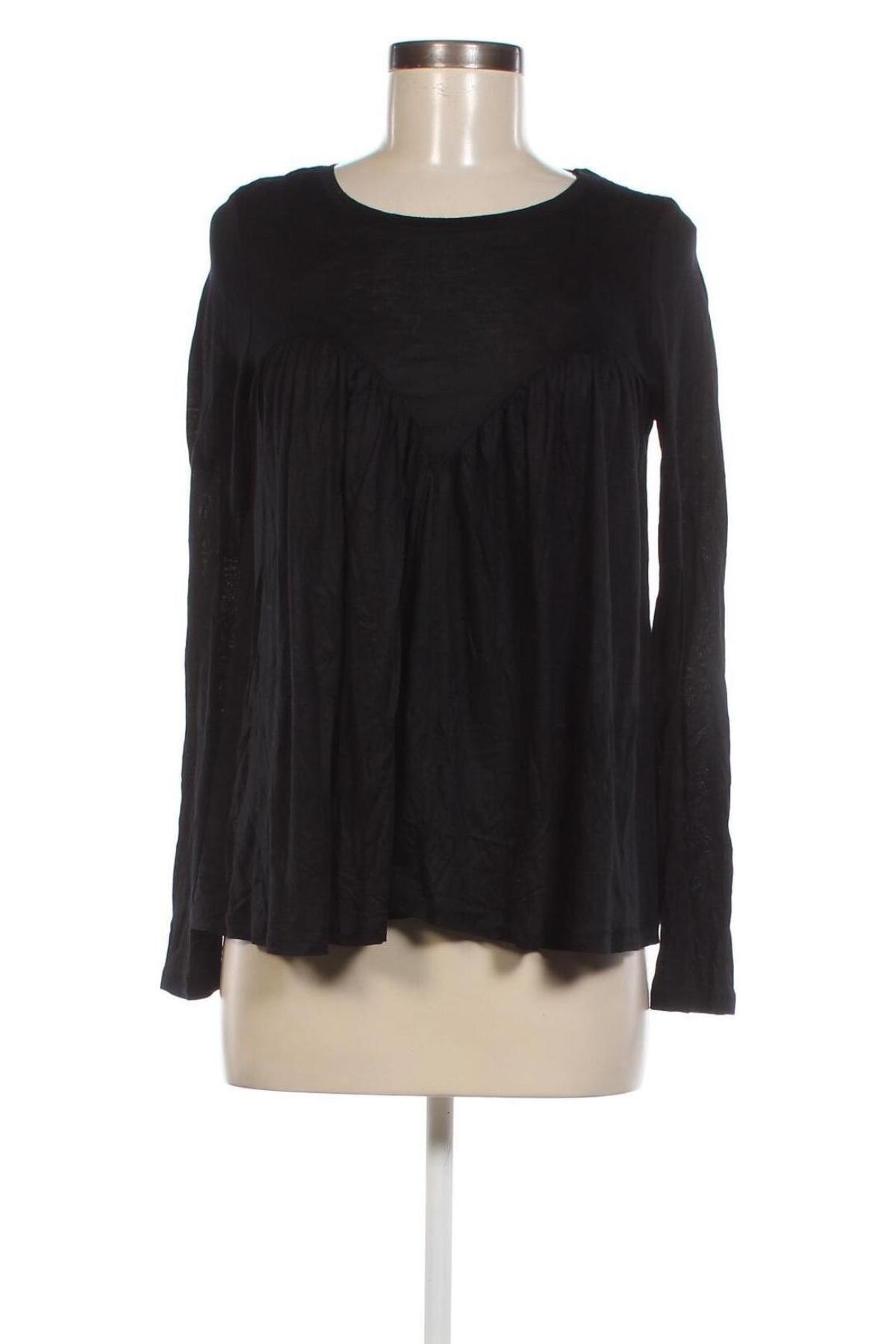 Γυναικεία μπλούζα Gina Tricot, Μέγεθος S, Χρώμα Μαύρο, Τιμή 2,88 €