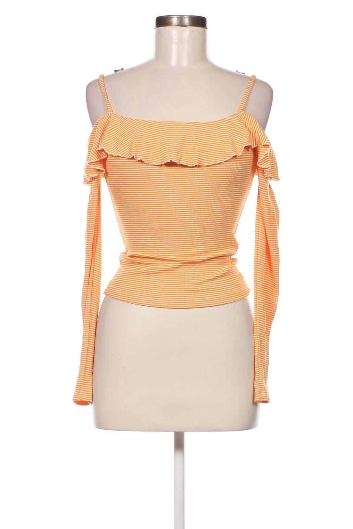 Дамска блуза Gina Tricot, Размер XS, Цвят Оранжев, Цена 15,00 лв.
