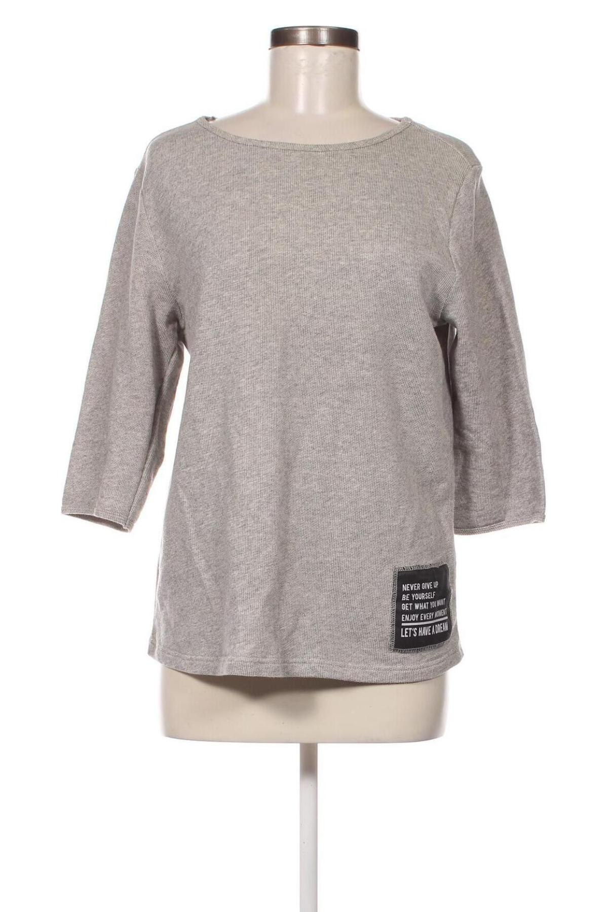 Γυναικεία μπλούζα Gloria Jeans, Μέγεθος M, Χρώμα Γκρί, Τιμή 1,75 €