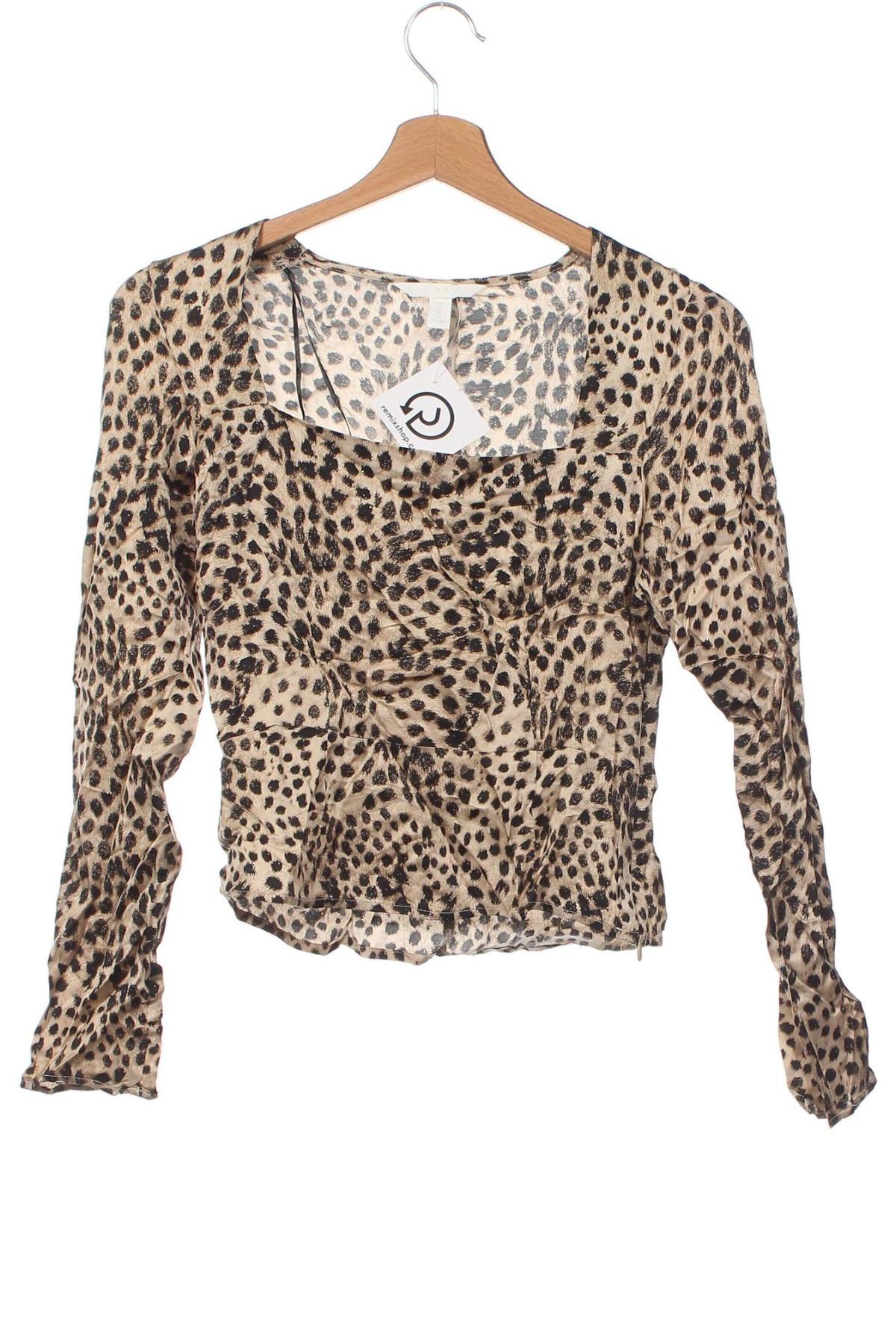 Damen Shirt H&M, Größe XS, Farbe Mehrfarbig, Preis € 2,51