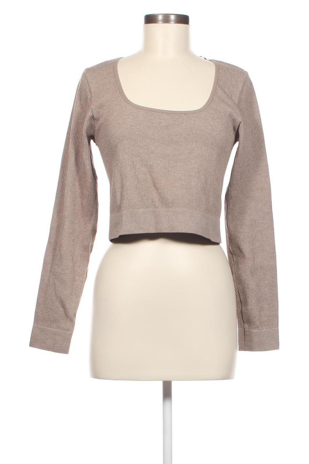 Γυναικεία μπλούζα H&M, Μέγεθος L, Χρώμα  Μπέζ, Τιμή 2,35 €