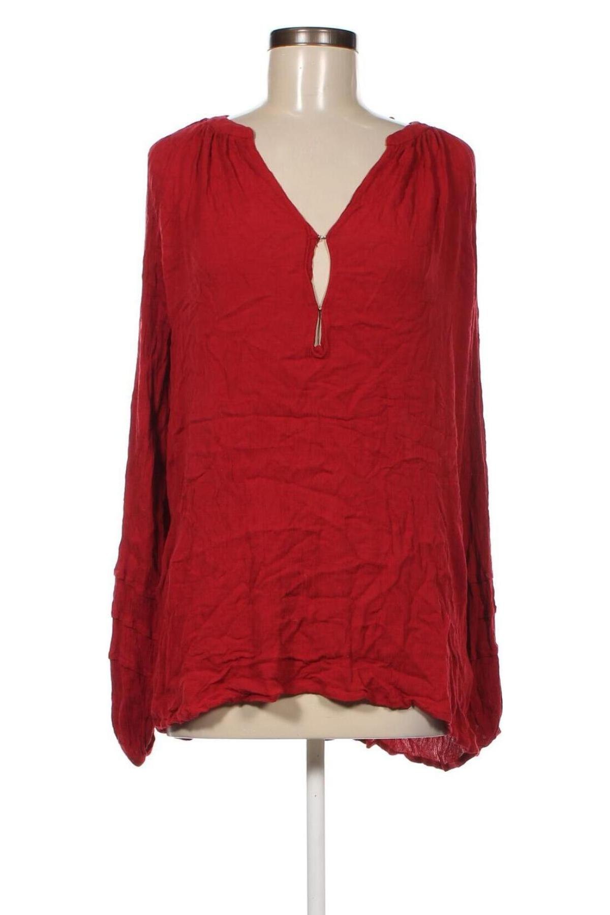 Дамска блуза H&M L.O.G.G., Размер M, Цвят Червен, Цена 5,51 лв.