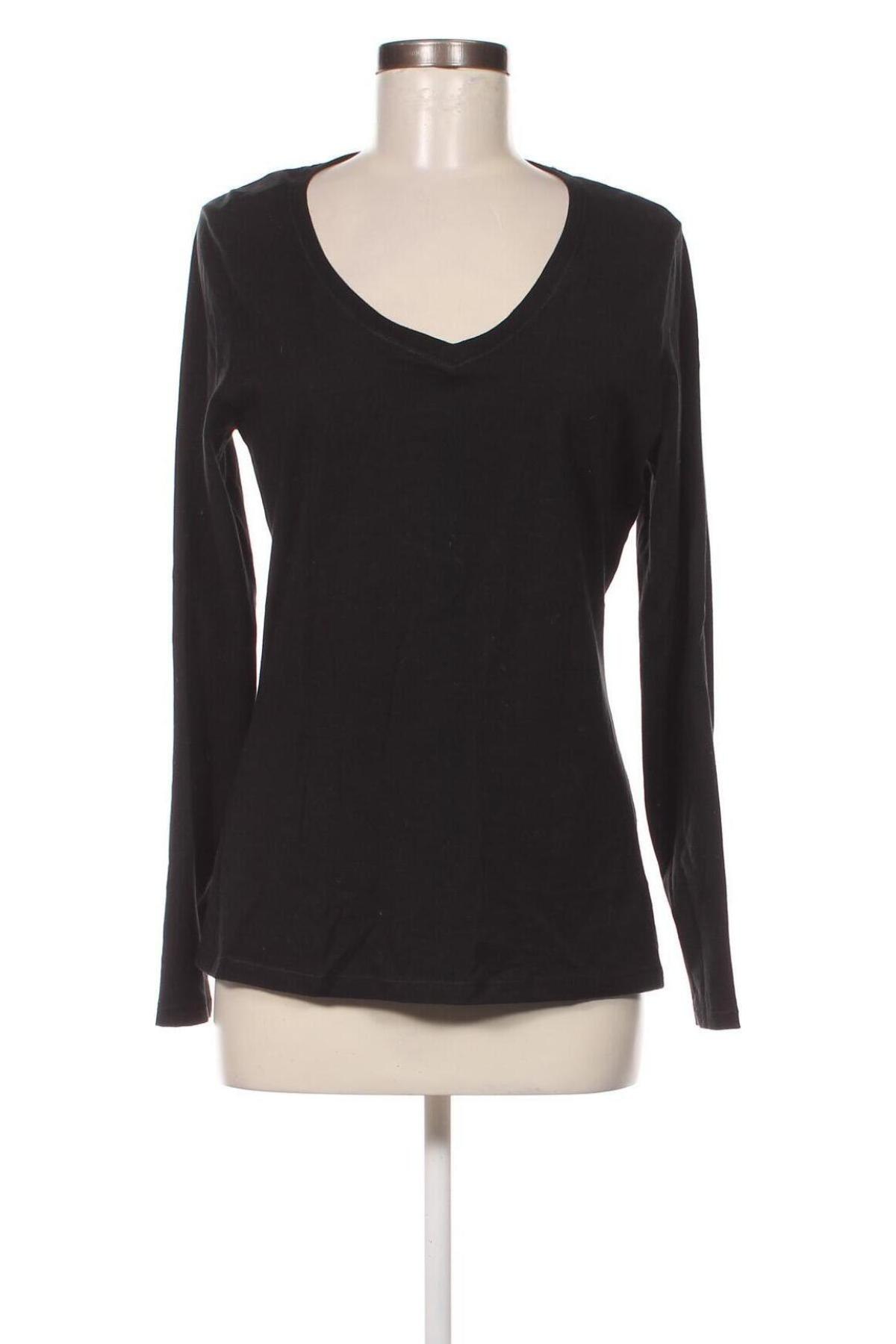 Дамска блуза Hanes, Размер M, Цвят Черен, Цена 6,65 лв.