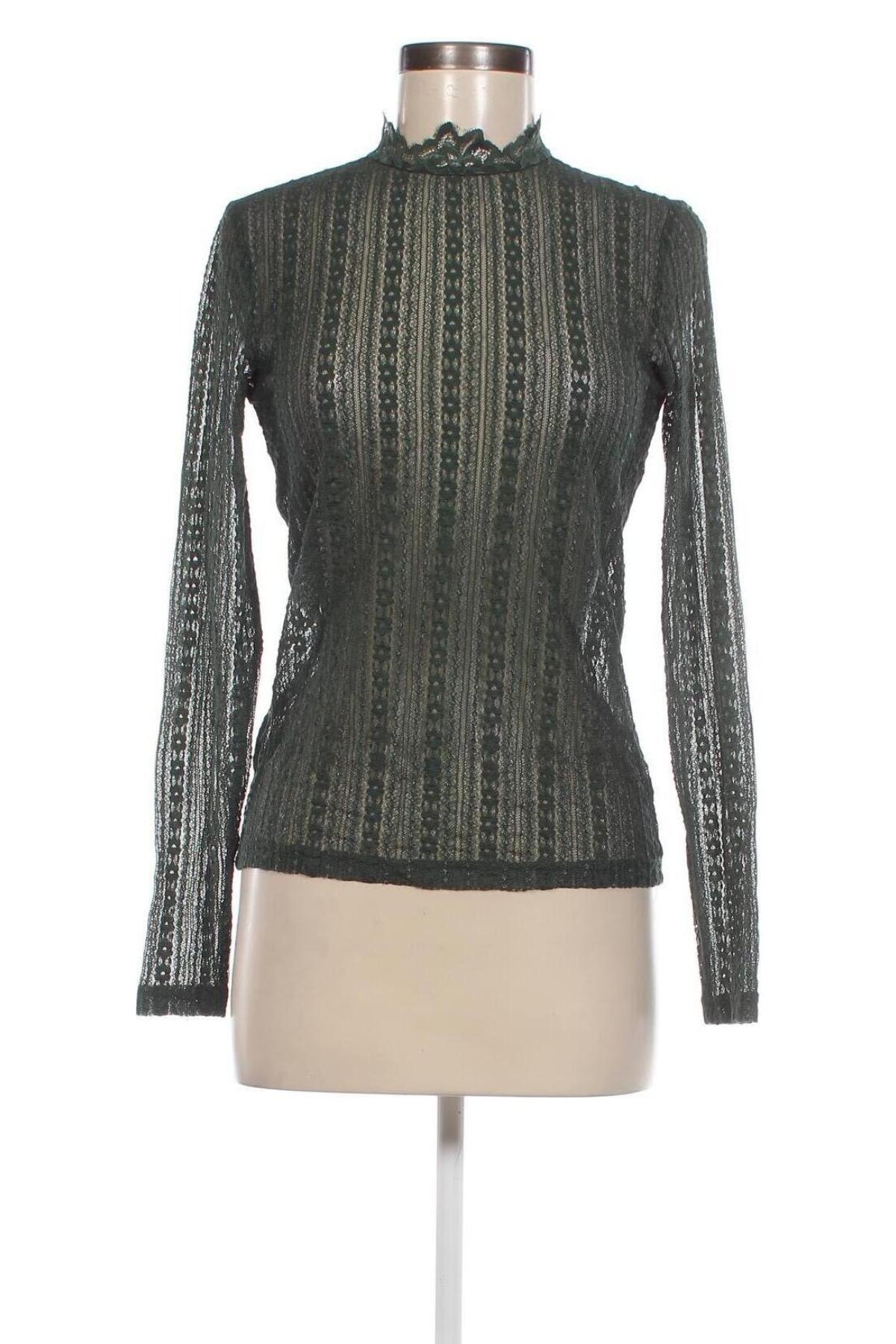 Γυναικεία μπλούζα Jacqueline De Yong, Μέγεθος S, Χρώμα Πράσινο, Τιμή 3,29 €