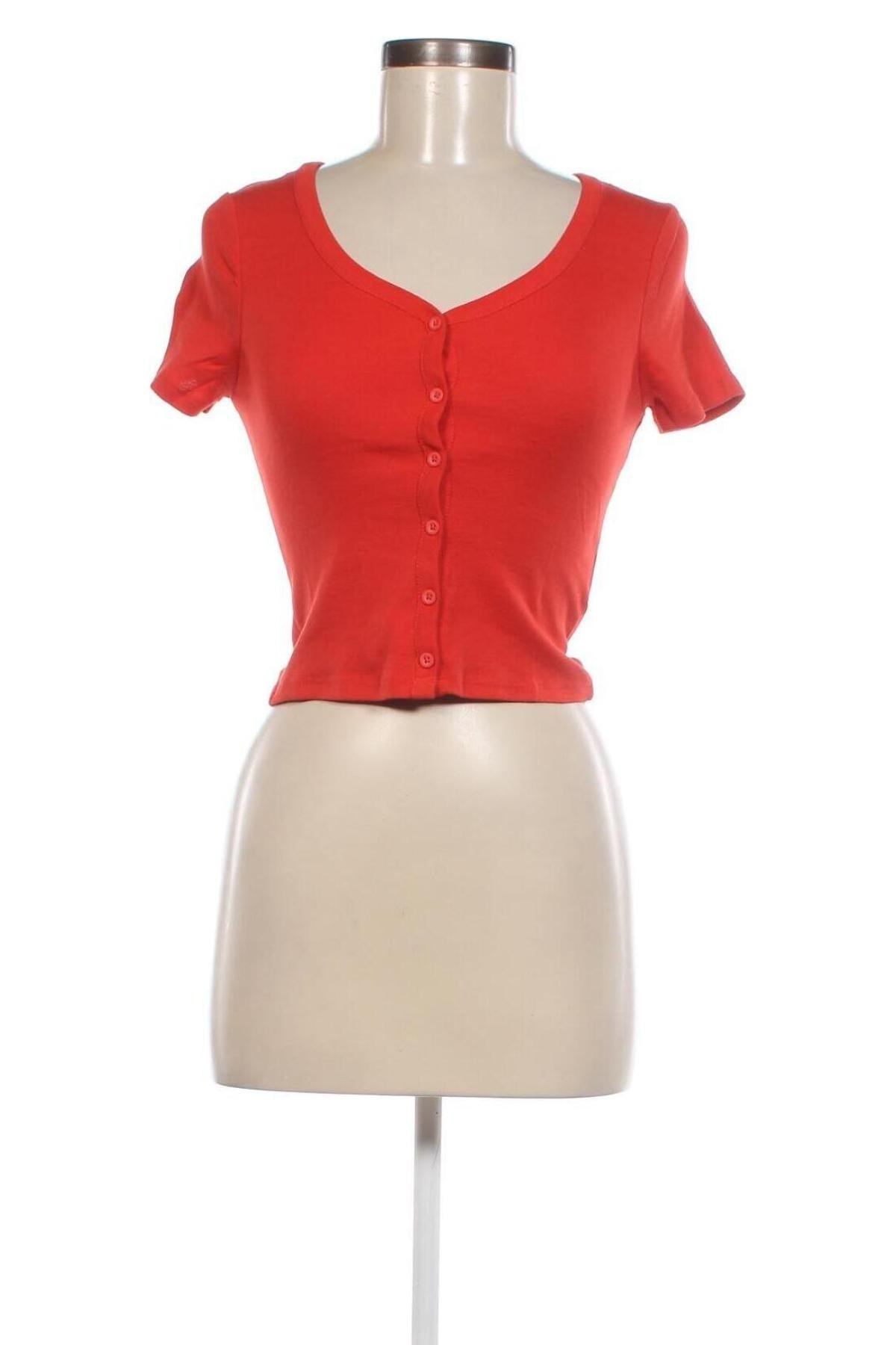 Дамска блуза Jennyfer, Размер S, Цвят Червен, Цена 11,78 лв.