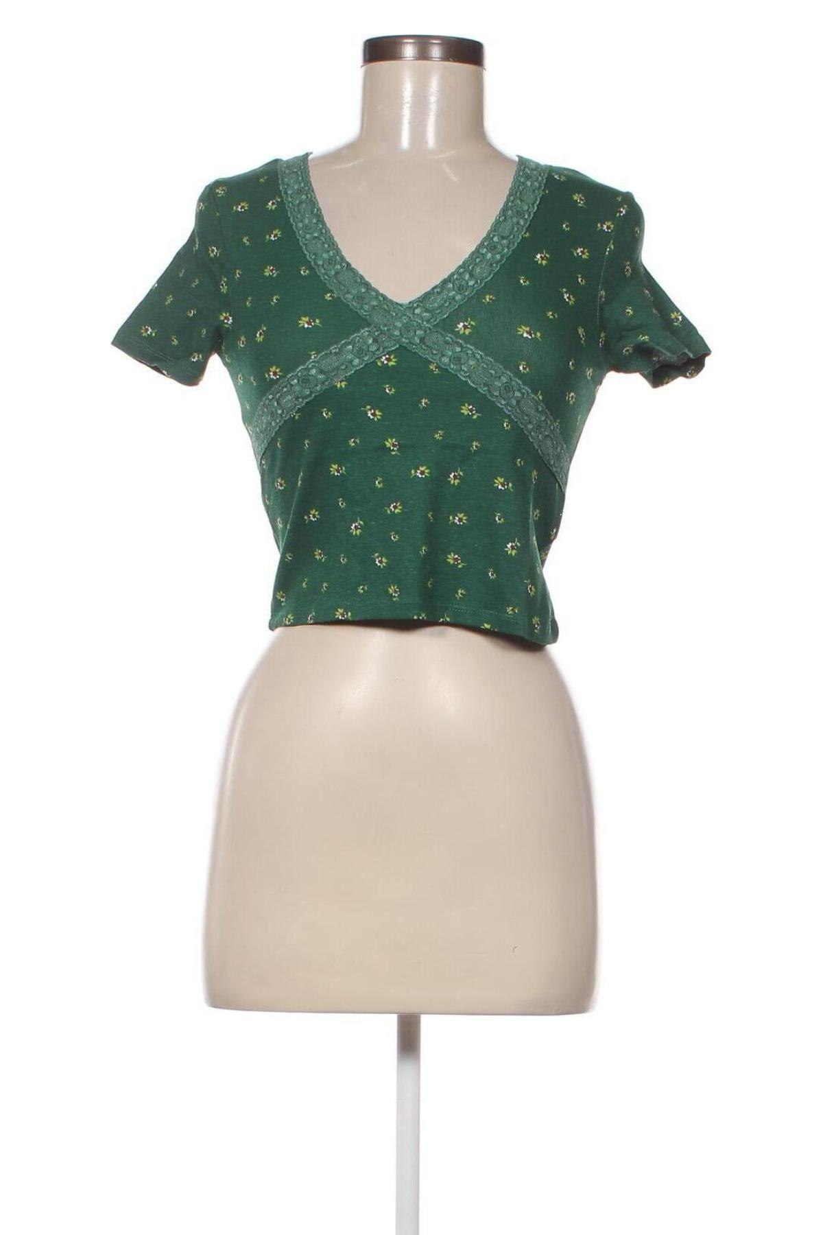 Дамска блуза Jennyfer, Размер S, Цвят Зелен, Цена 10,54 лв.