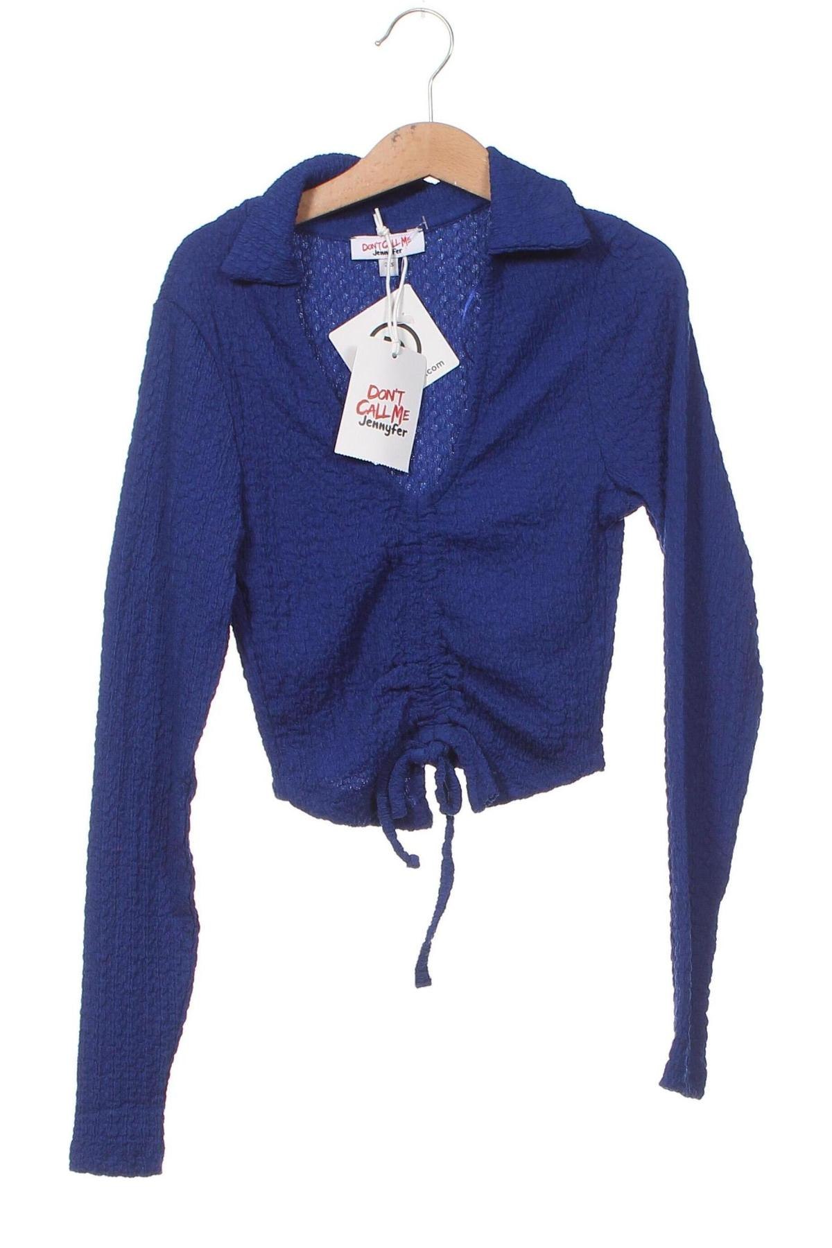 Дамска блуза Jennyfer, Размер XXS, Цвят Син, Цена 8,99 лв.