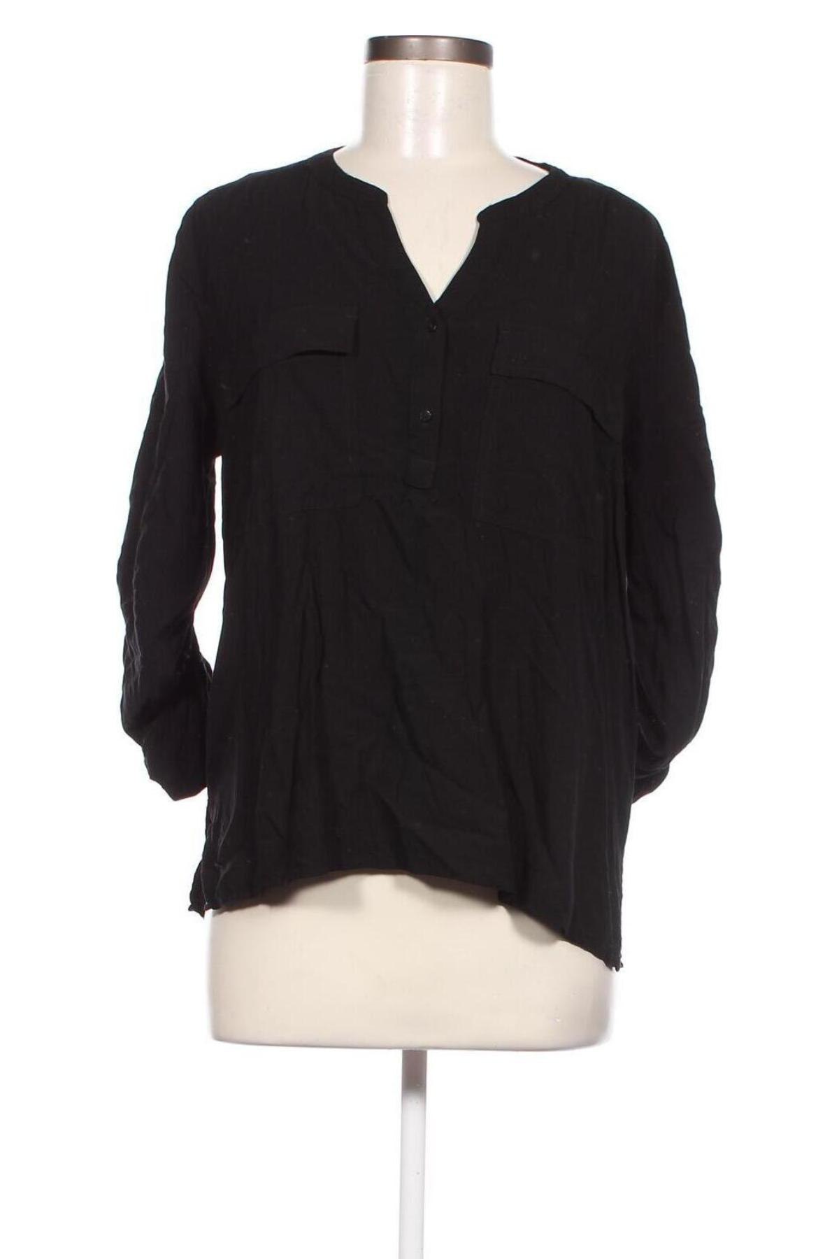 Γυναικεία μπλούζα KappAhl, Μέγεθος L, Χρώμα Μαύρο, Τιμή 3,09 €
