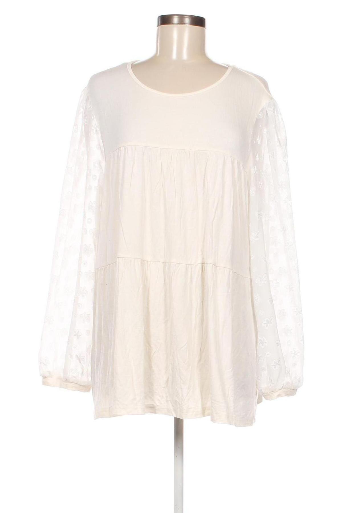 Γυναικεία μπλούζα Kojooin, Μέγεθος XL, Χρώμα Λευκό, Τιμή 3,76 €