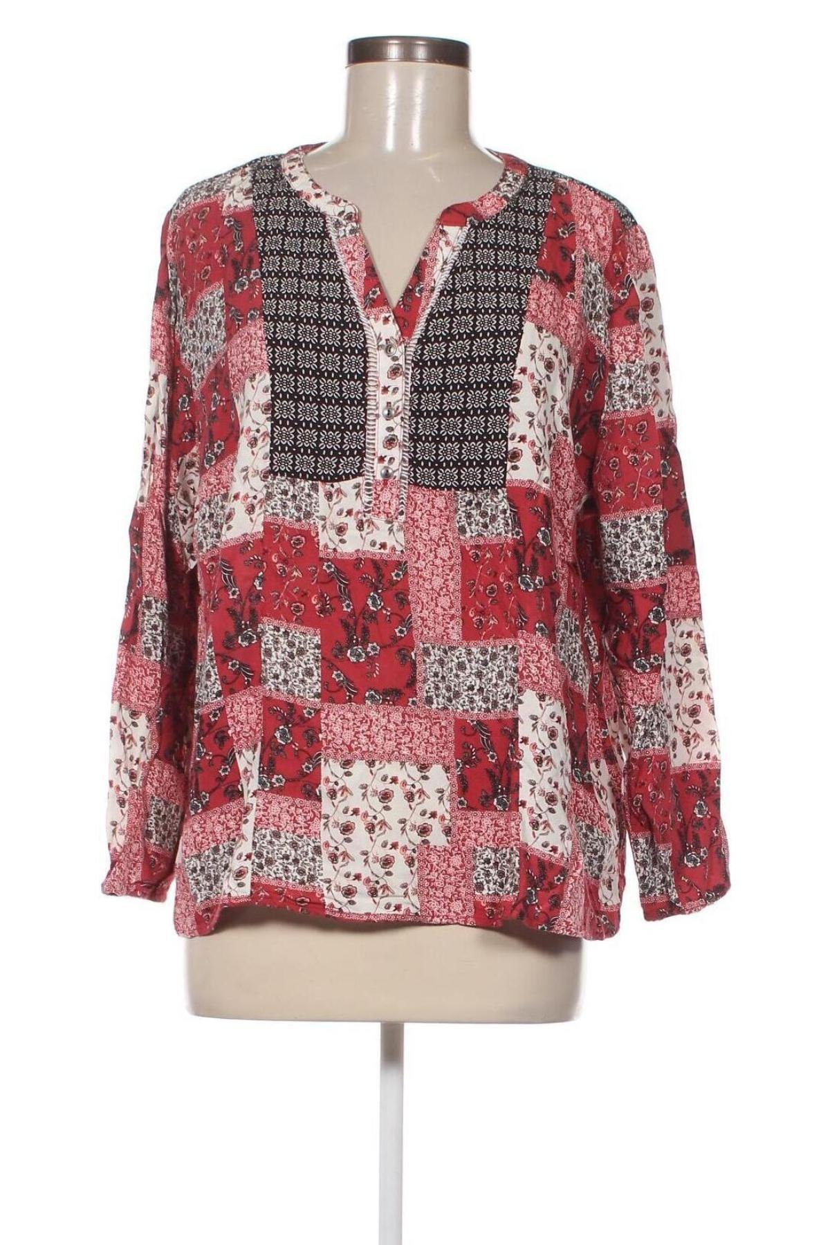 Дамска блуза Laura Torelli, Размер XXL, Цвят Многоцветен, Цена 12,54 лв.