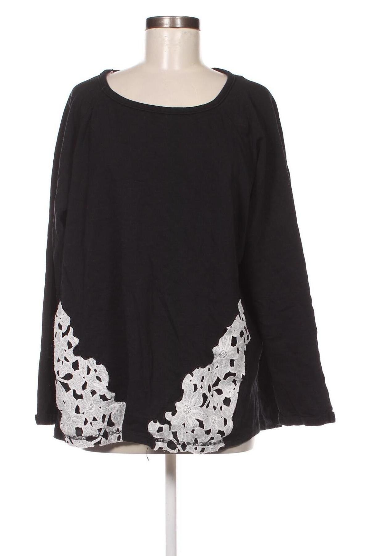 Дамска блуза Lindex, Размер XXL, Цвят Черен, Цена 4,94 лв.