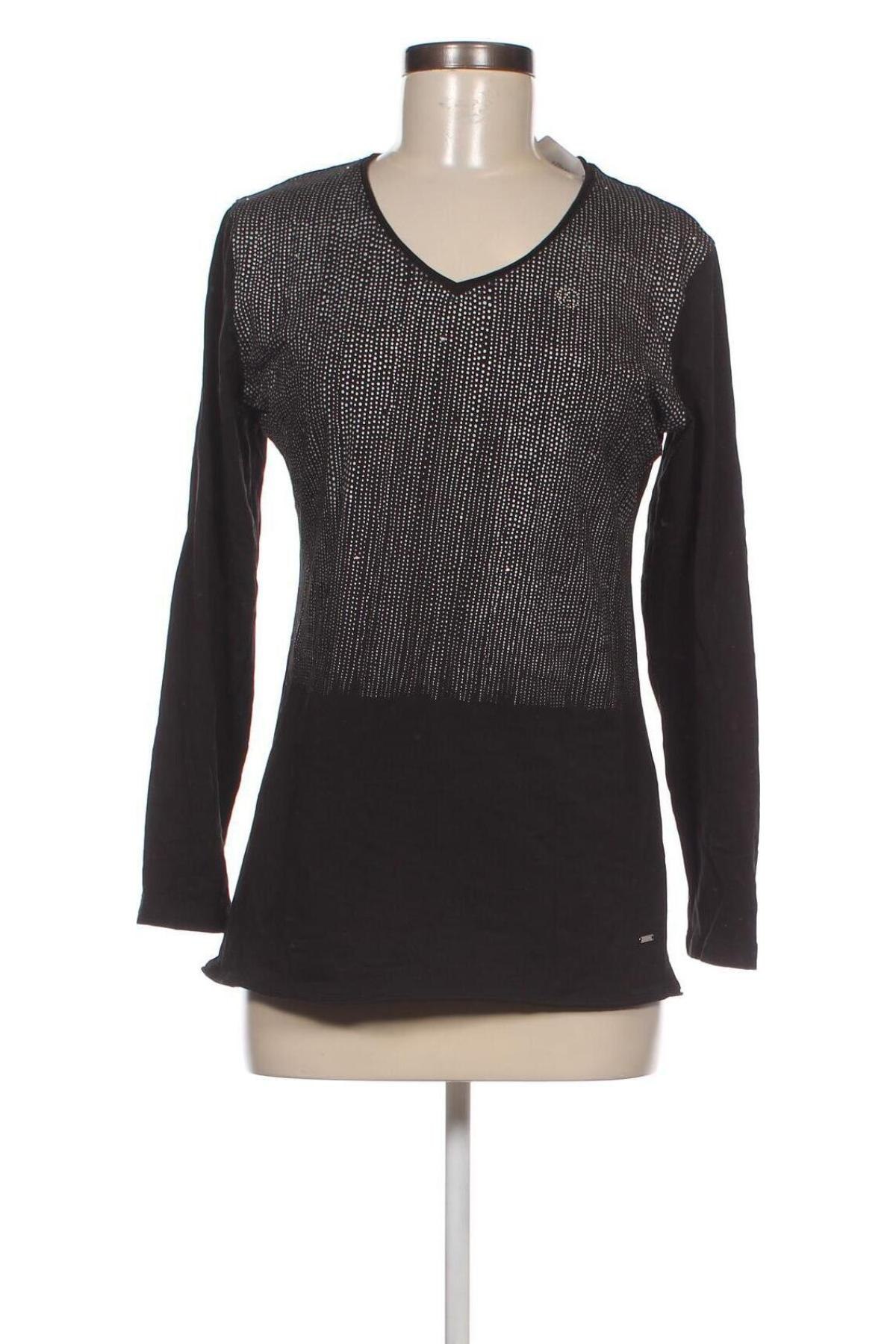 Γυναικεία μπλούζα Luhta, Μέγεθος M, Χρώμα Μαύρο, Τιμή 3,58 €