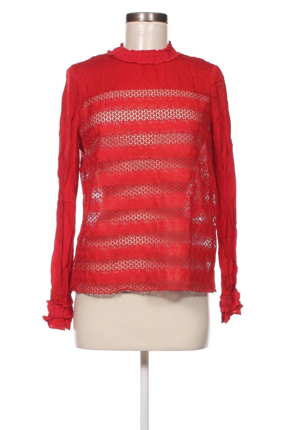 Γυναικεία μπλούζα Maje, Μέγεθος S, Χρώμα Κόκκινο, Τιμή 51,71 €