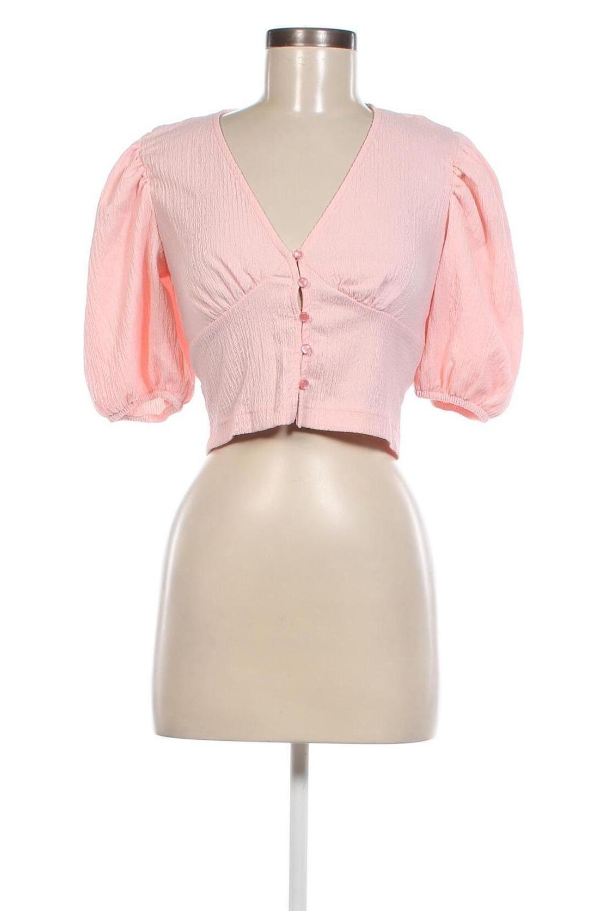 Γυναικεία μπλούζα Monki, Μέγεθος S, Χρώμα Ρόζ , Τιμή 7,68 €