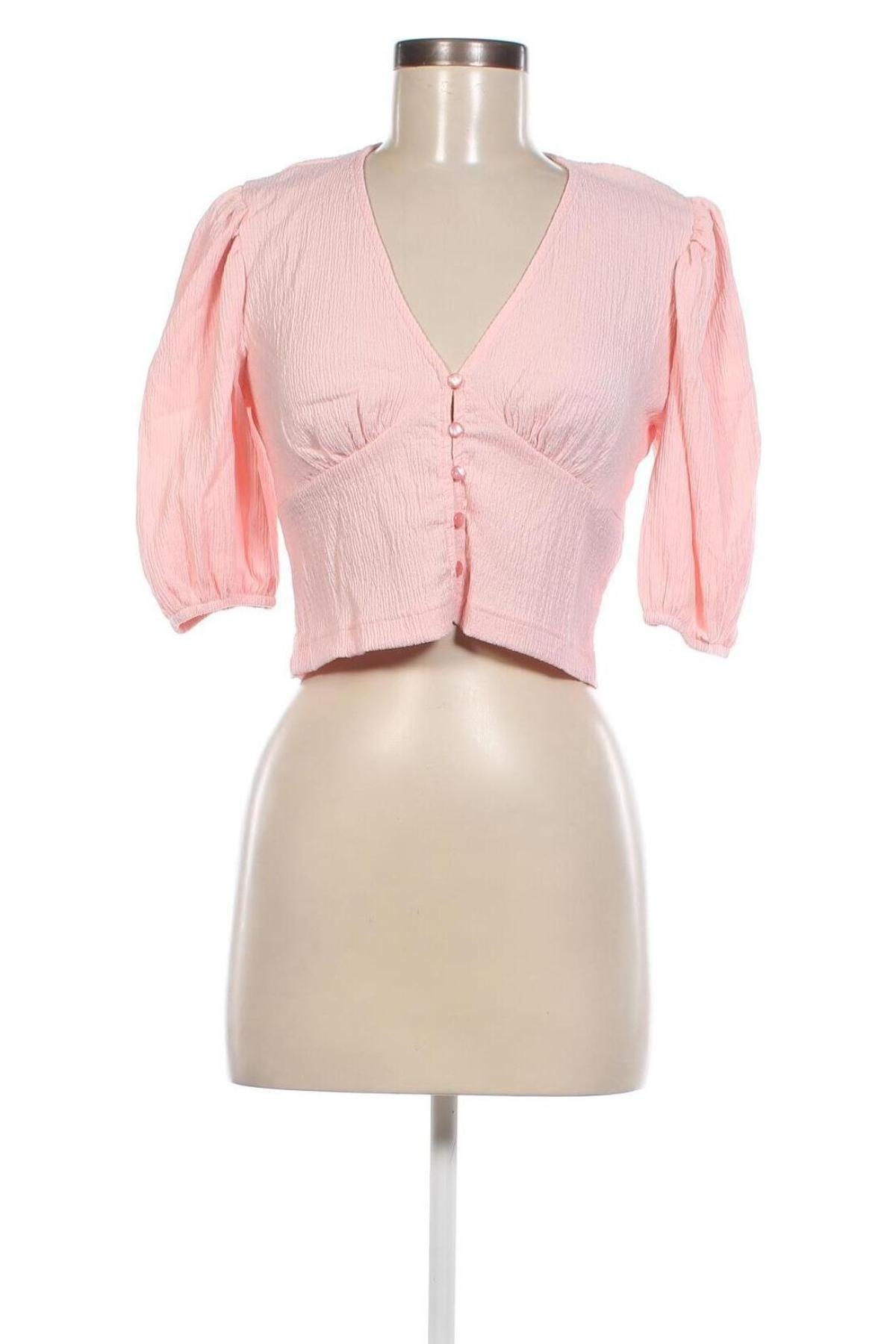 Γυναικεία μπλούζα Monki, Μέγεθος M, Χρώμα Ρόζ , Τιμή 7,68 €