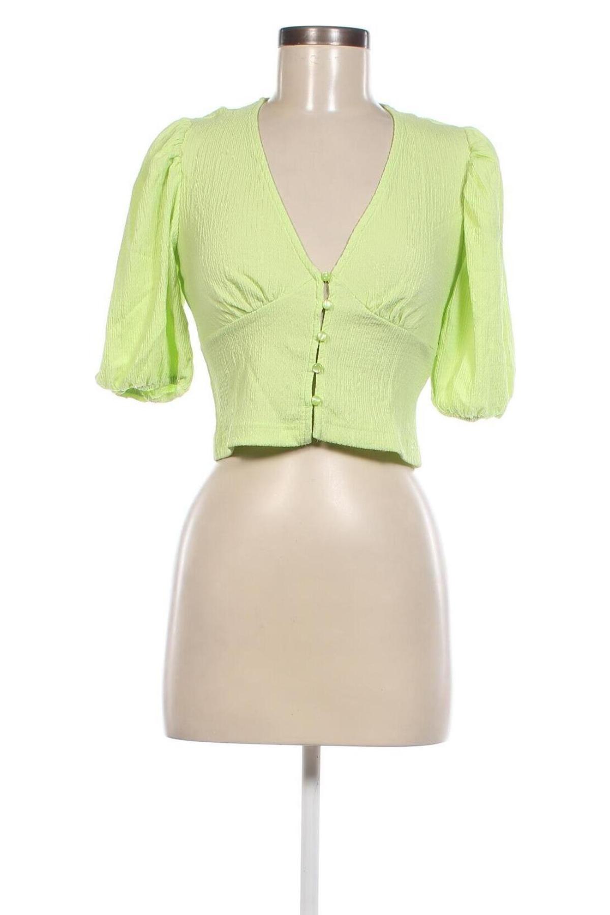 Γυναικεία μπλούζα Monki, Μέγεθος S, Χρώμα Πράσινο, Τιμή 8,22 €
