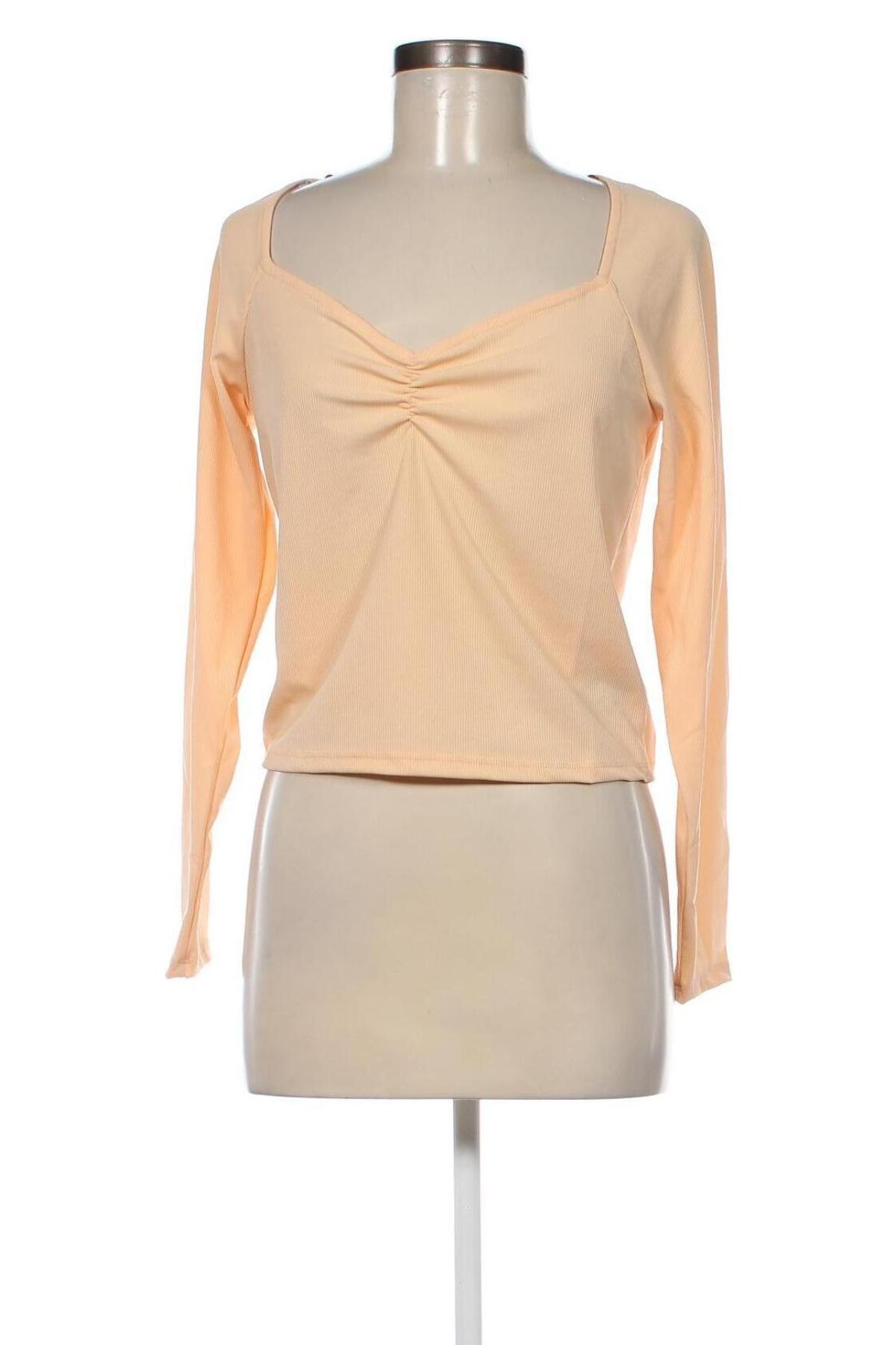 Γυναικεία μπλούζα Monki, Μέγεθος M, Χρώμα  Μπέζ, Τιμή 3,62 €