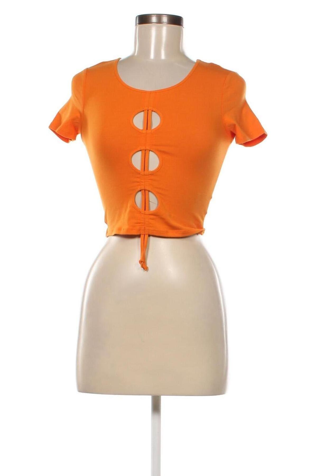 Damen Shirt Monki, Größe XS, Farbe Orange, Preis 4,65 €