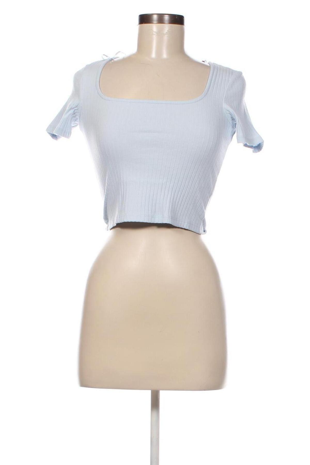 Γυναικεία μπλούζα Monki, Μέγεθος XS, Χρώμα Μπλέ, Τιμή 5,19 €