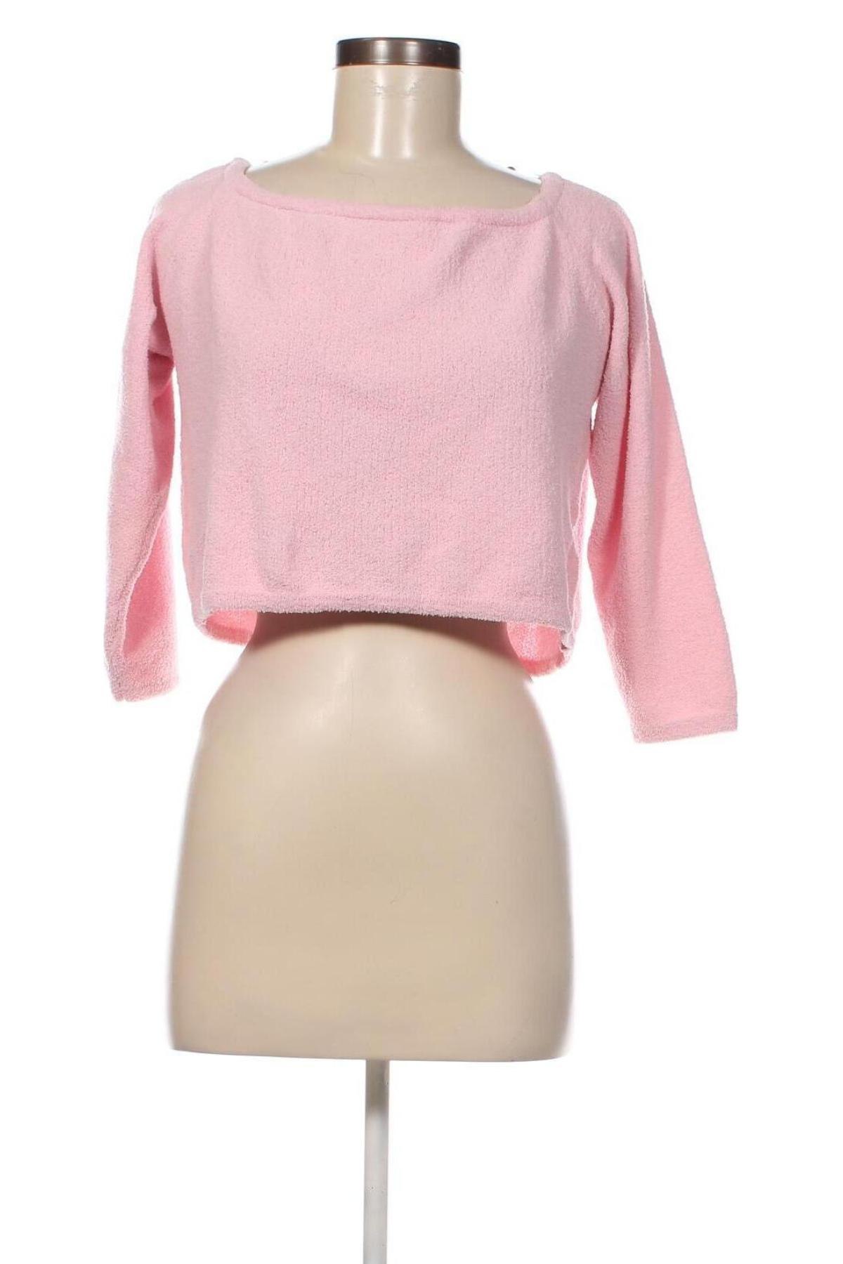 Γυναικεία μπλούζα Monki, Μέγεθος XL, Χρώμα Ρόζ , Τιμή 4,42 €