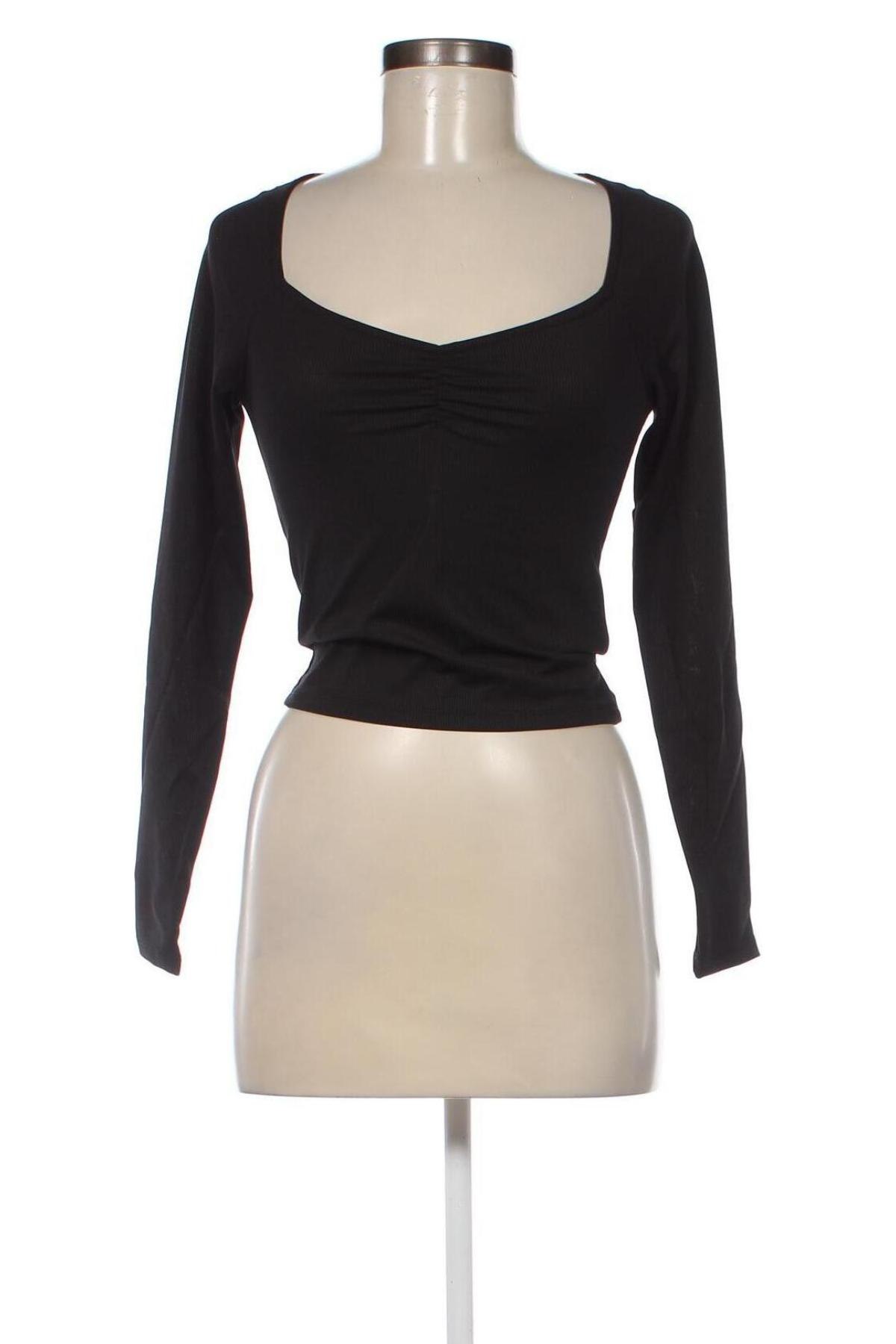 Γυναικεία μπλούζα Monki, Μέγεθος XS, Χρώμα Μαύρο, Τιμή 5,36 €