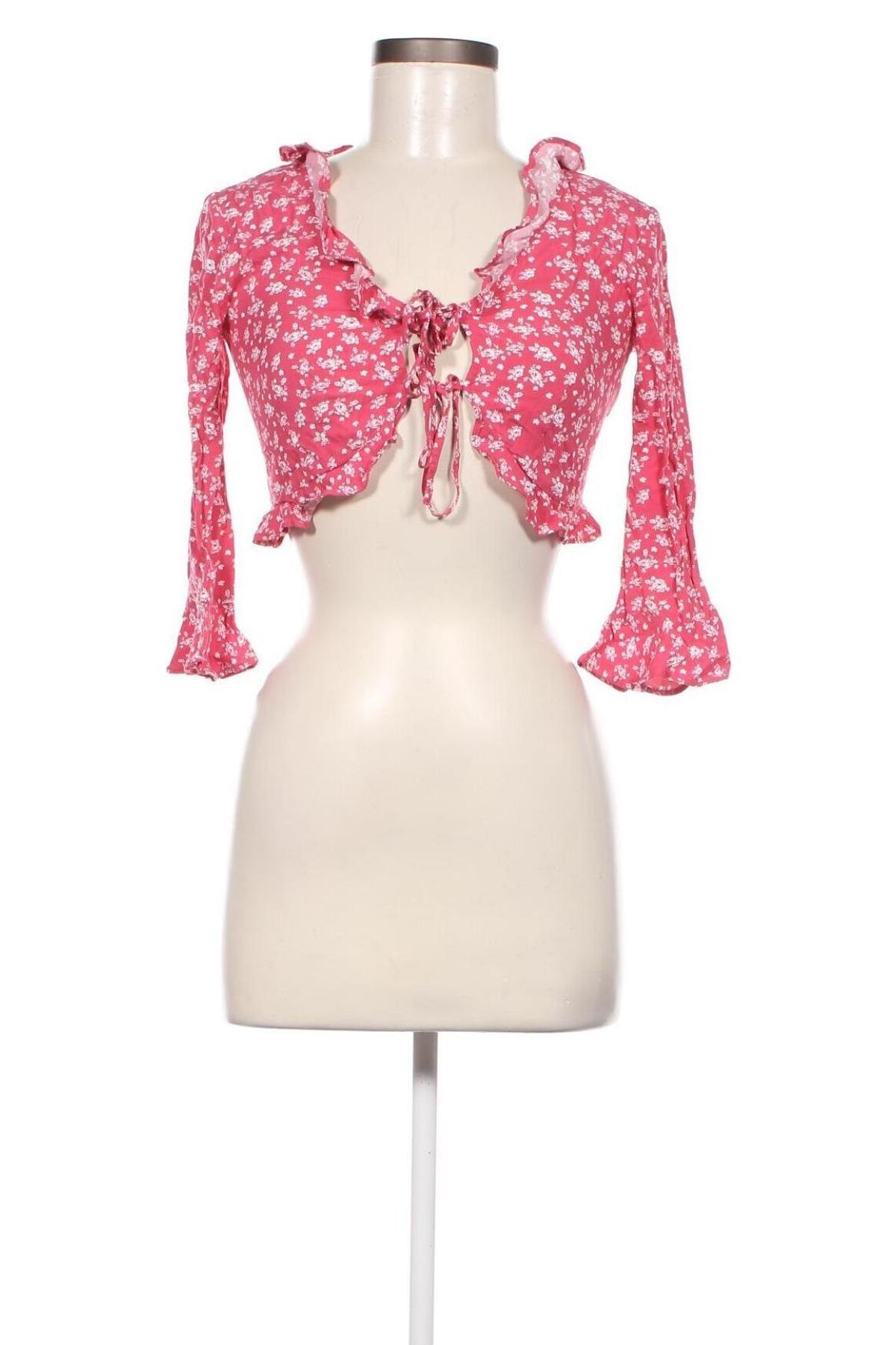 Дамска блуза NA-KD, Размер XS, Цвят Розов, Цена 5,04 лв.