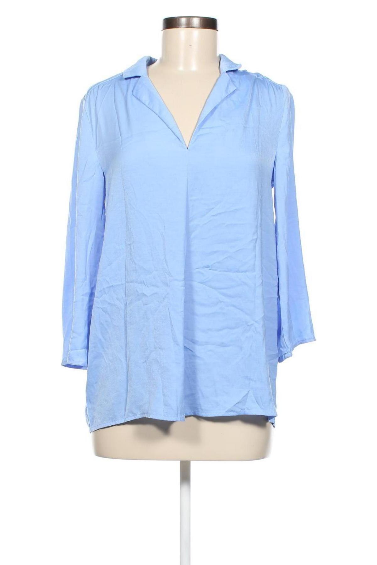 Дамска блуза Nice & Chic, Размер M, Цвят Син, Цена 3,99 лв.