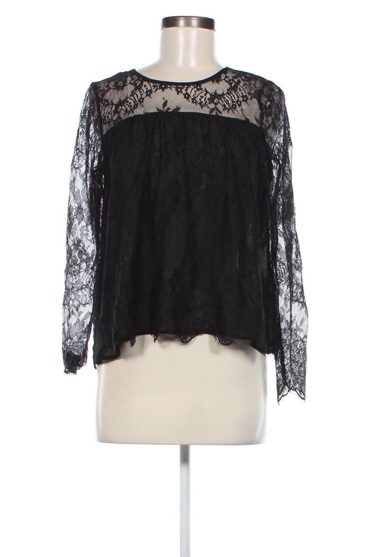 Дамска блуза Nice & Chic, Размер S, Цвят Черен, Цена 5,51 лв.