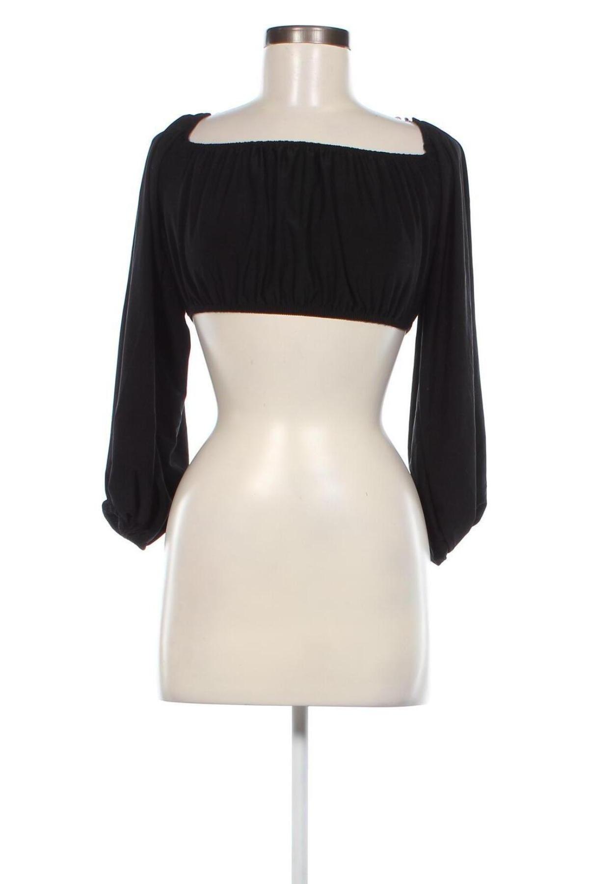 Γυναικεία μπλούζα Nly One, Μέγεθος S, Χρώμα Μαύρο, Τιμή 3,76 €