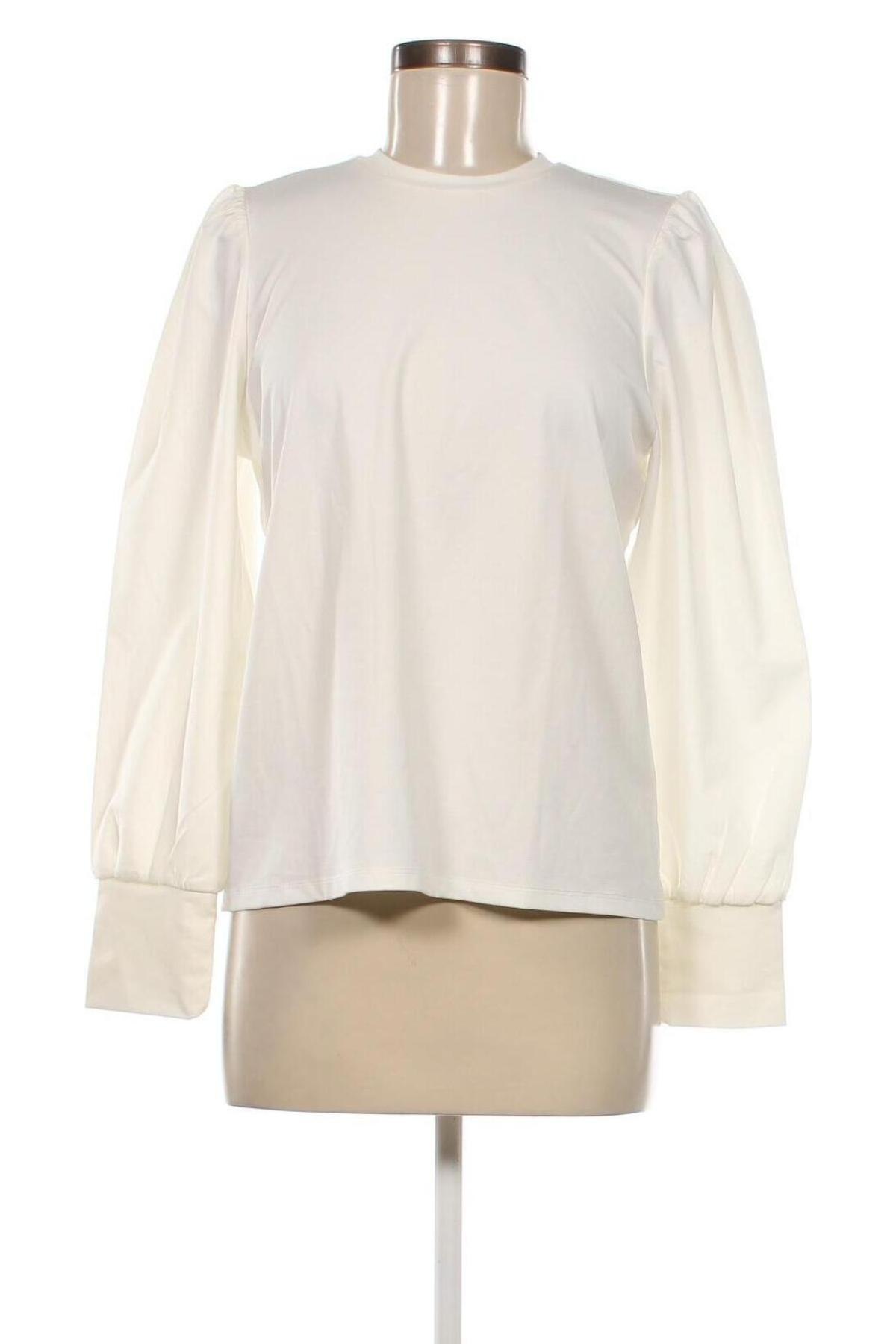 Дамска блуза Object, Размер M, Цвят Екрю, Цена 18,00 лв.