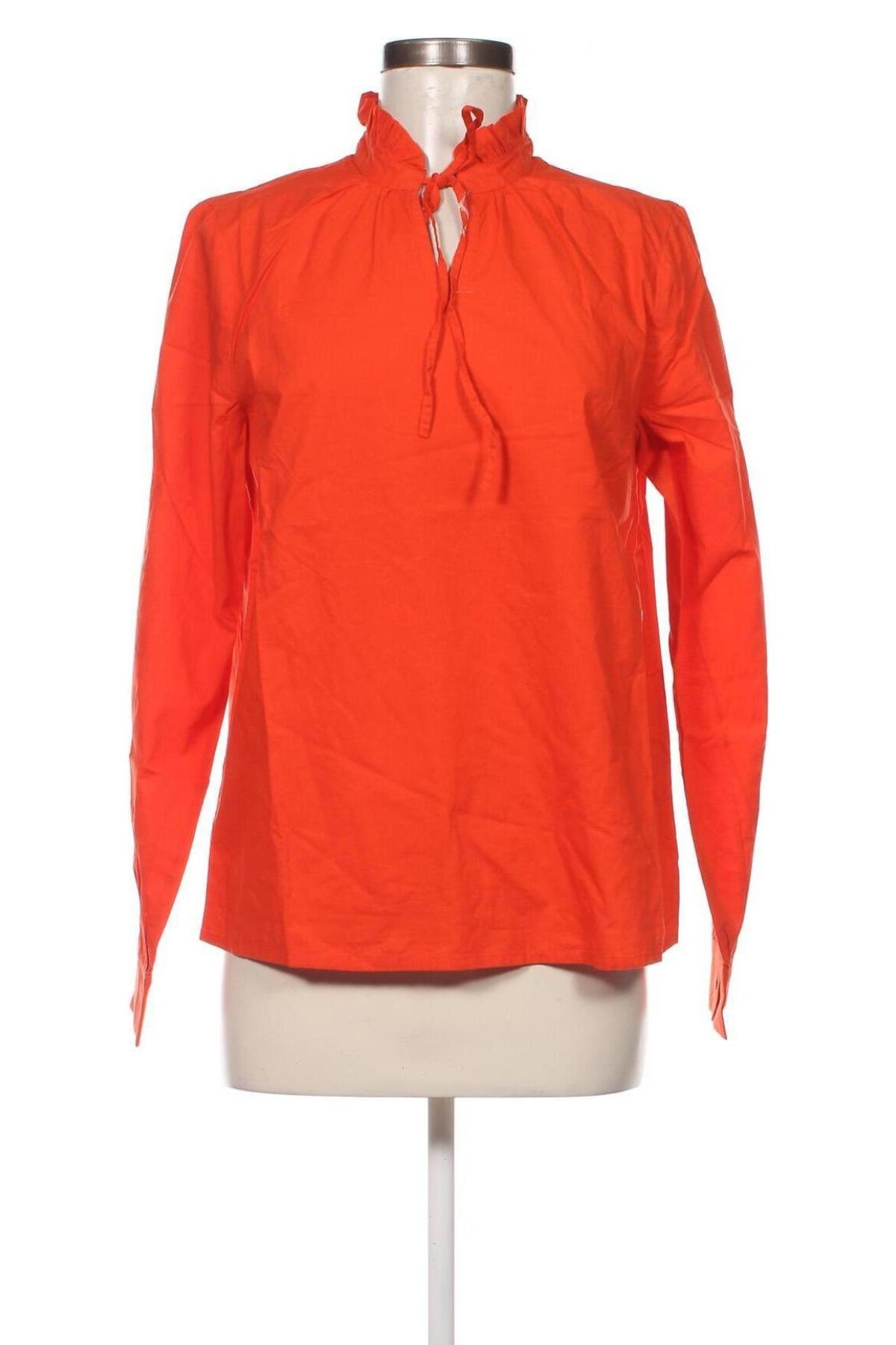 Дамска блуза Pieces, Размер S, Цвят Оранжев, Цена 7,20 лв.
