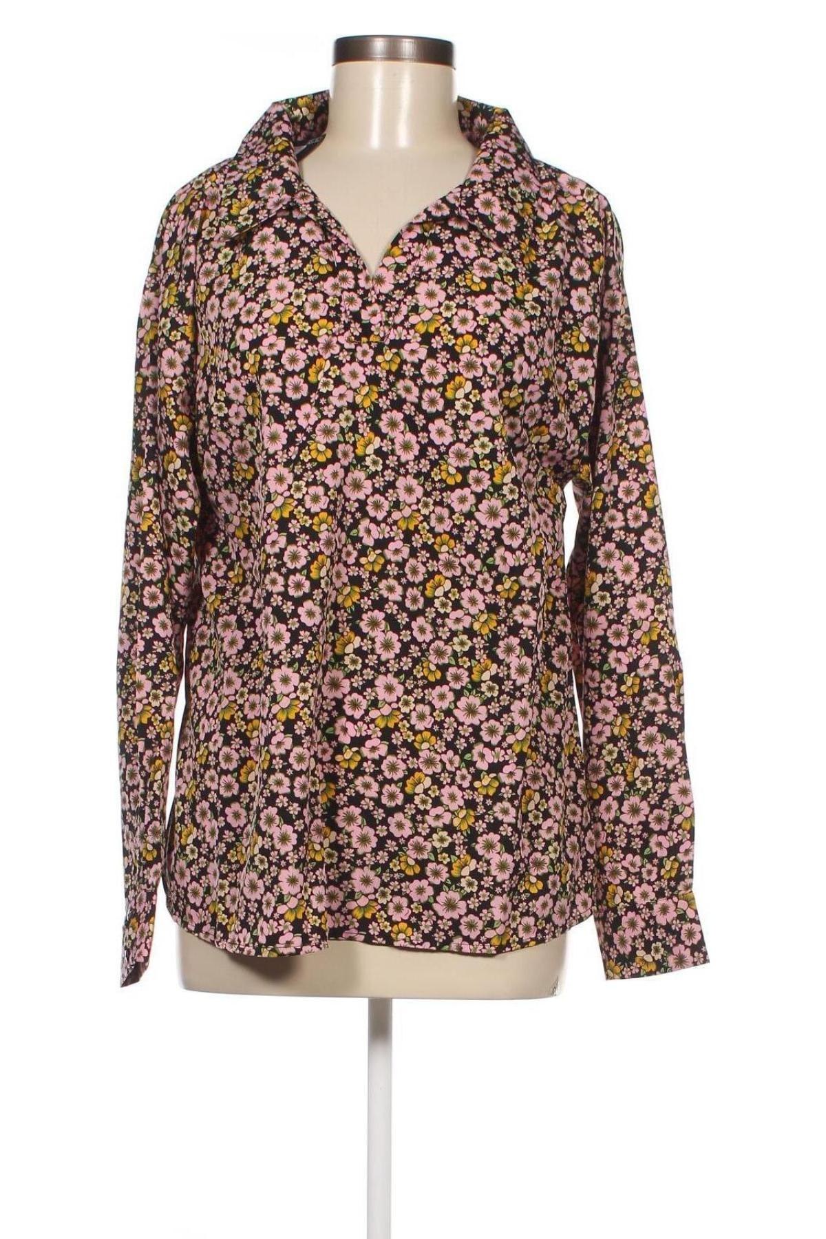 Дамска блуза Pieces, Размер L, Цвят Многоцветен, Цена 7,20 лв.