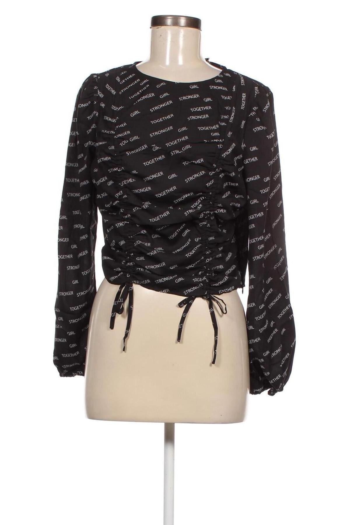 Γυναικεία μπλούζα Pimkie, Μέγεθος L, Χρώμα Μαύρο, Τιμή 3,68 €