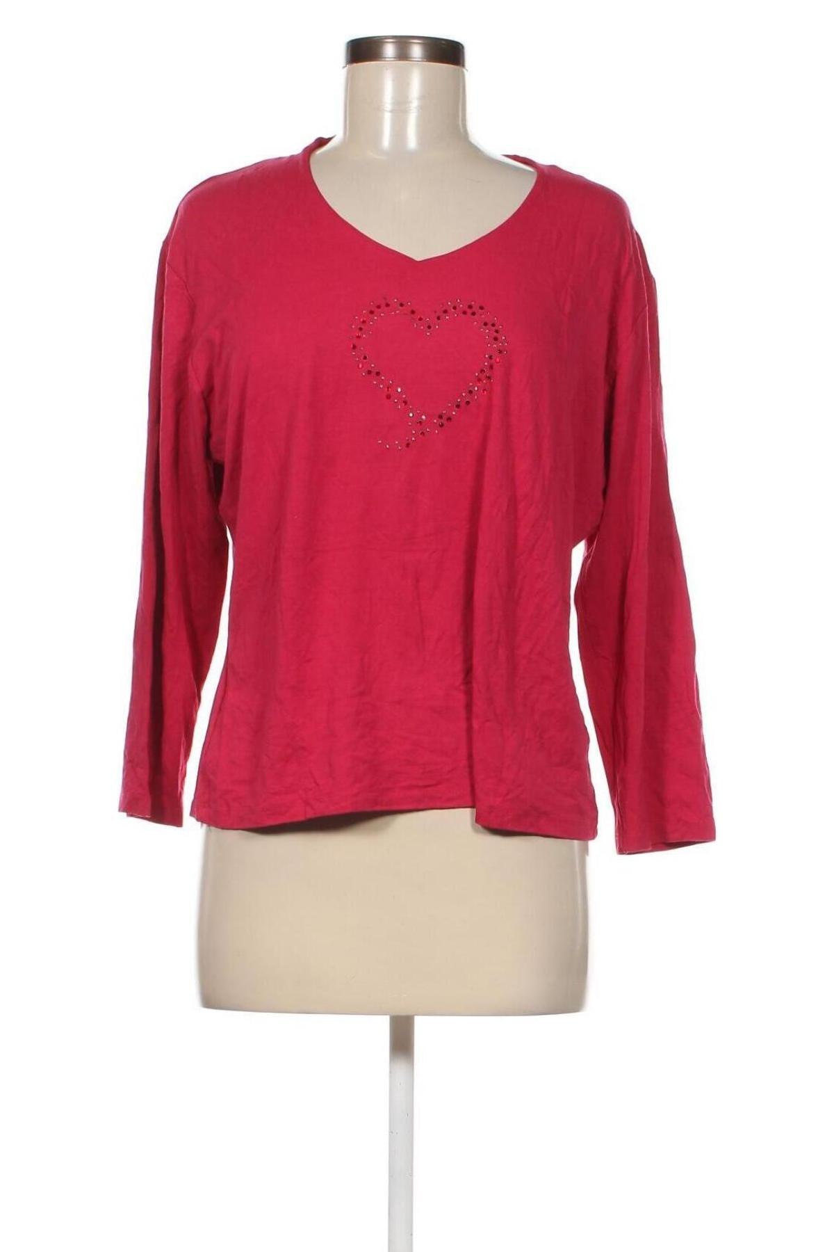 Γυναικεία μπλούζα Punt Roma, Μέγεθος L, Χρώμα Ρόζ , Τιμή 2,82 €