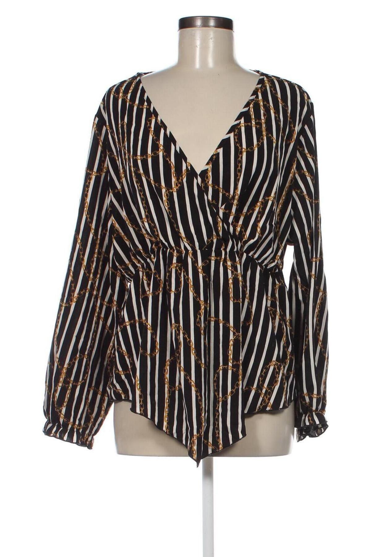 Дамска блуза SHEIN, Размер XXL, Цвят Многоцветен, Цена 4,94 лв.