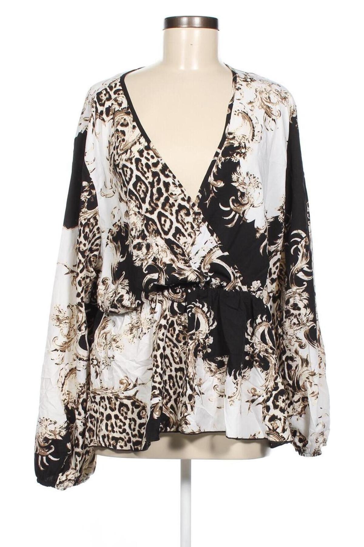 Damen Shirt SHEIN, Größe 3XL, Farbe Mehrfarbig, Preis 5,29 €